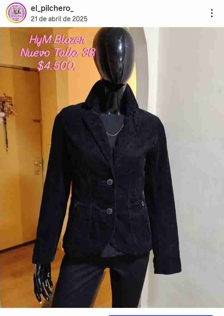 Blazer negro H&M nuevo