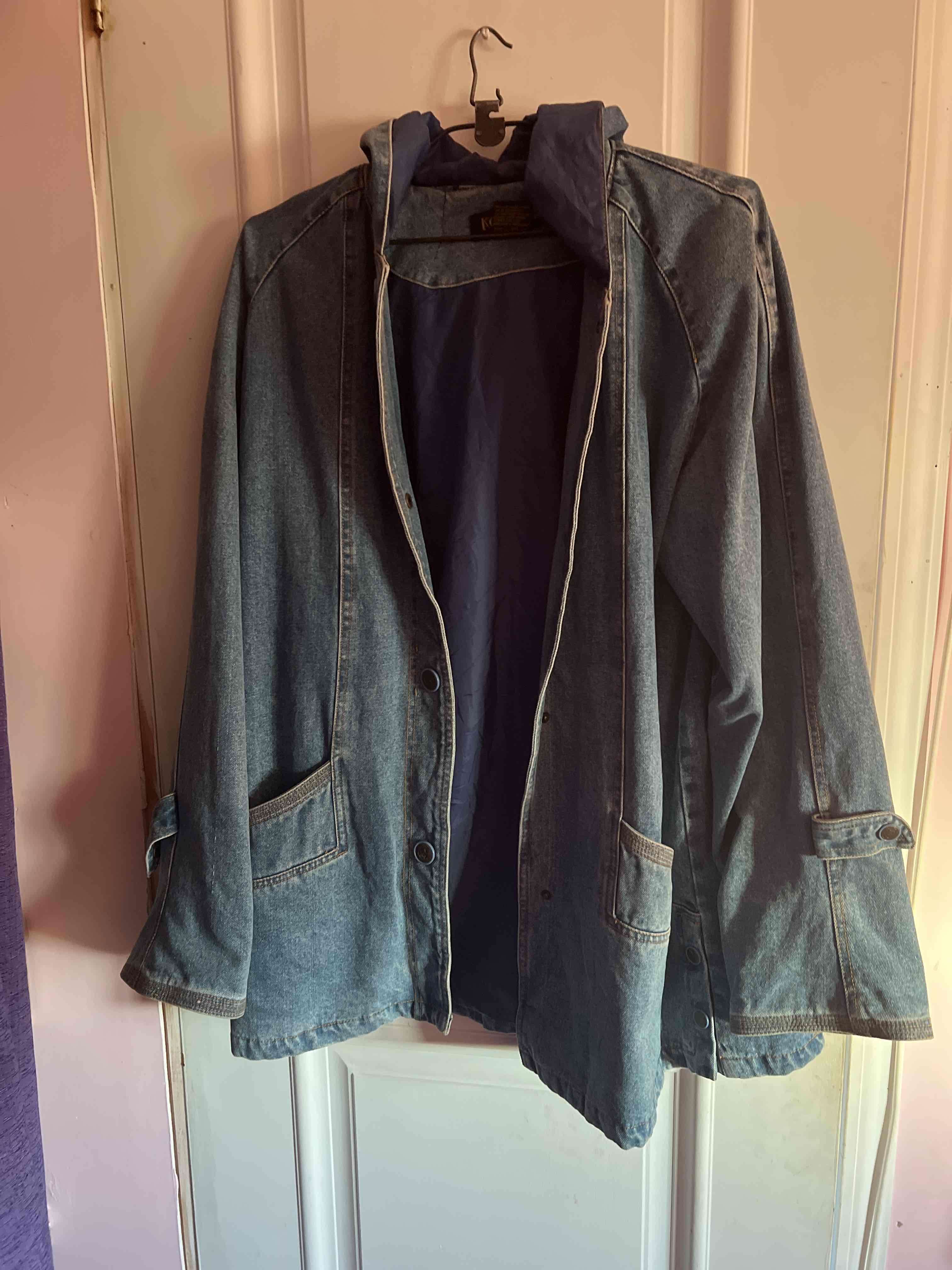 Chaqueta de mezclilla azul