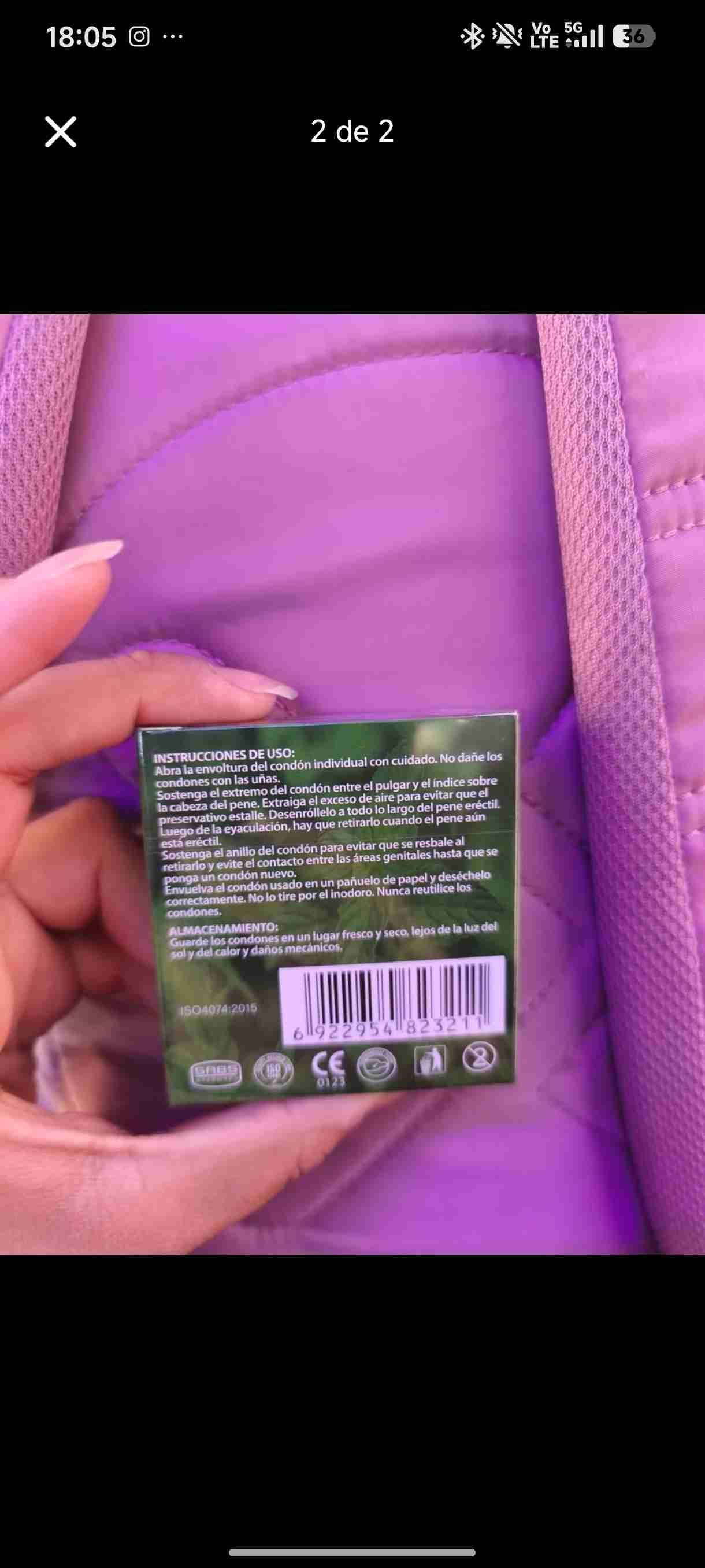 Preservativos Long Love Menta 3 unidades - 2