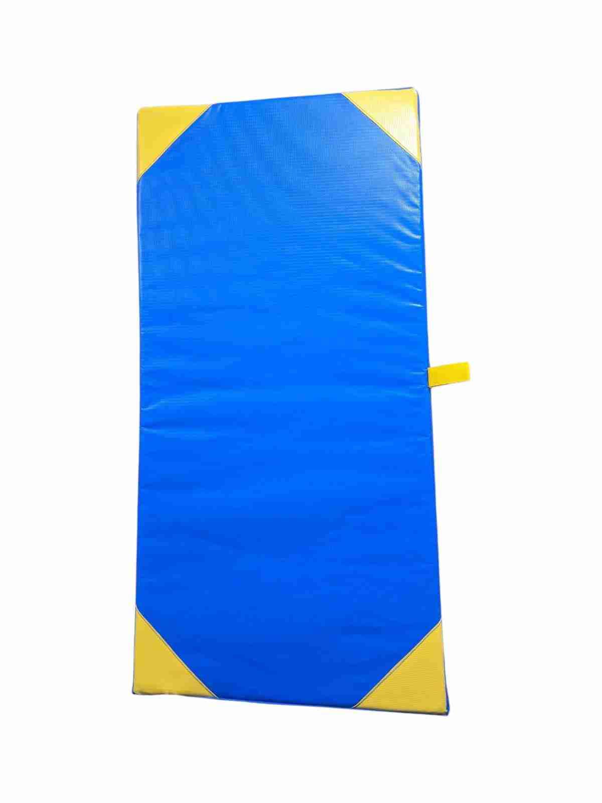 Colchoneta deportiva azul y amarilla - miniatura 1