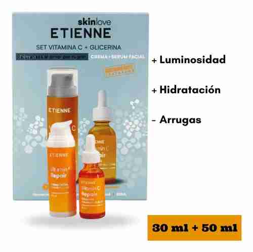 Set de crema y sérum Vitamina C y niacinamida - miniatura 1