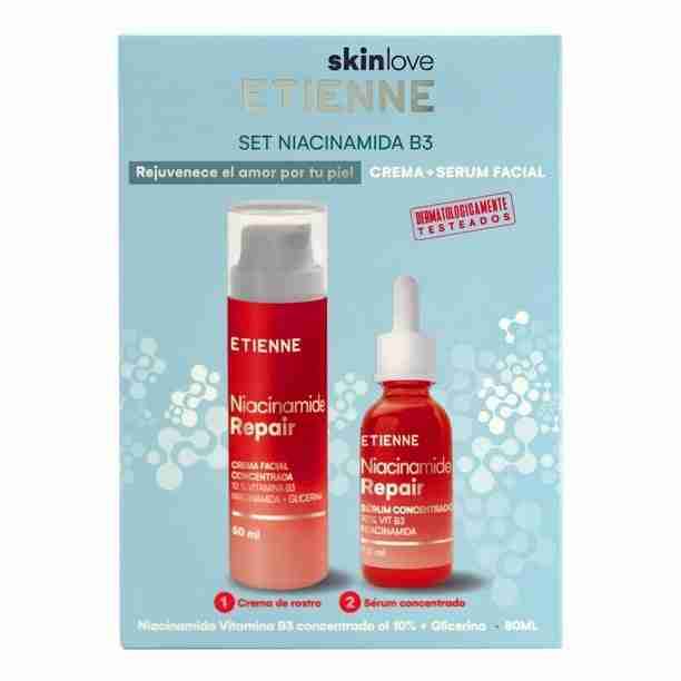 Set de crema y sérum Vitamina C y niacinamida - miniatura 3