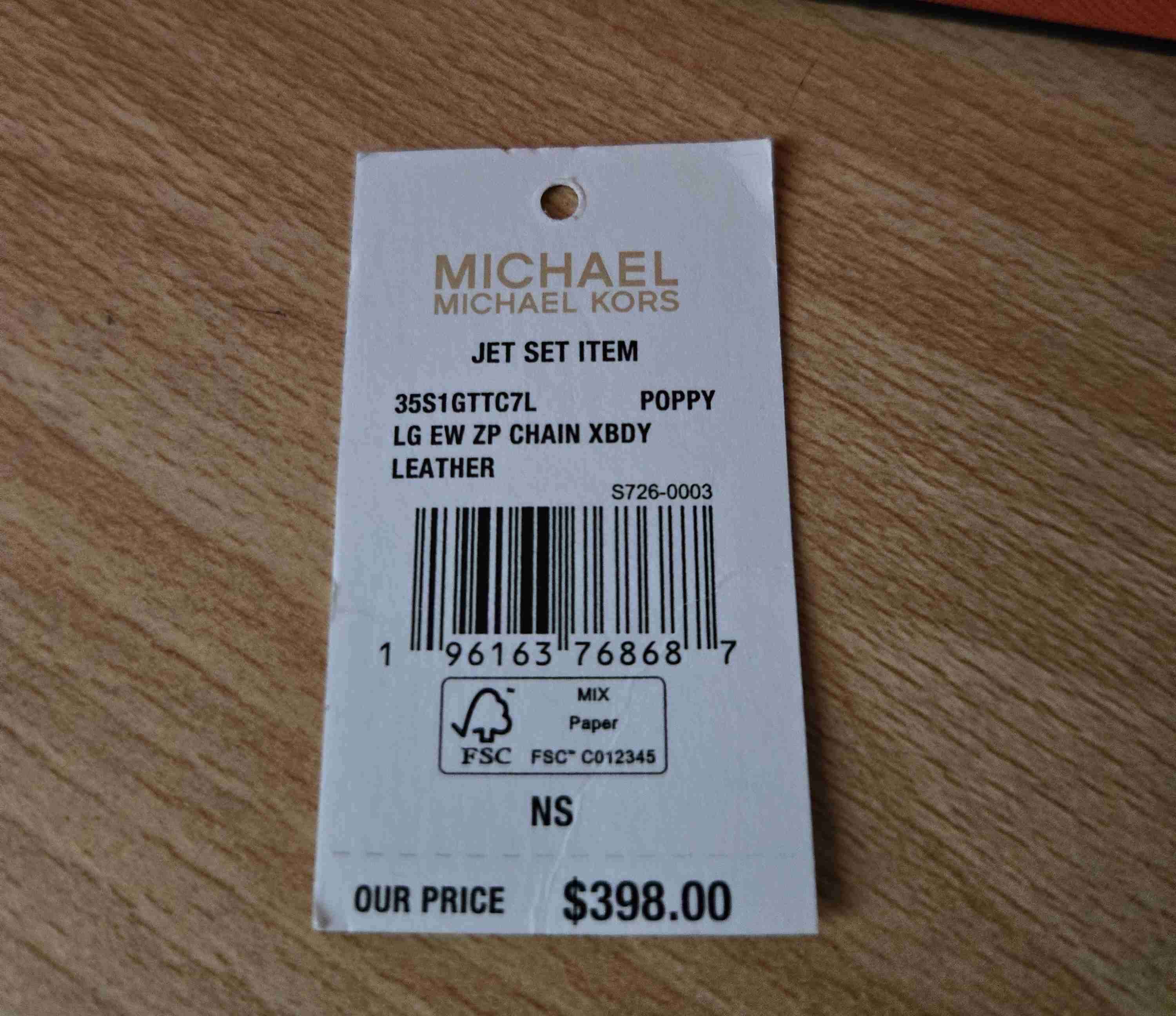 Bandolera Michael Kors naranja - miniatura 4