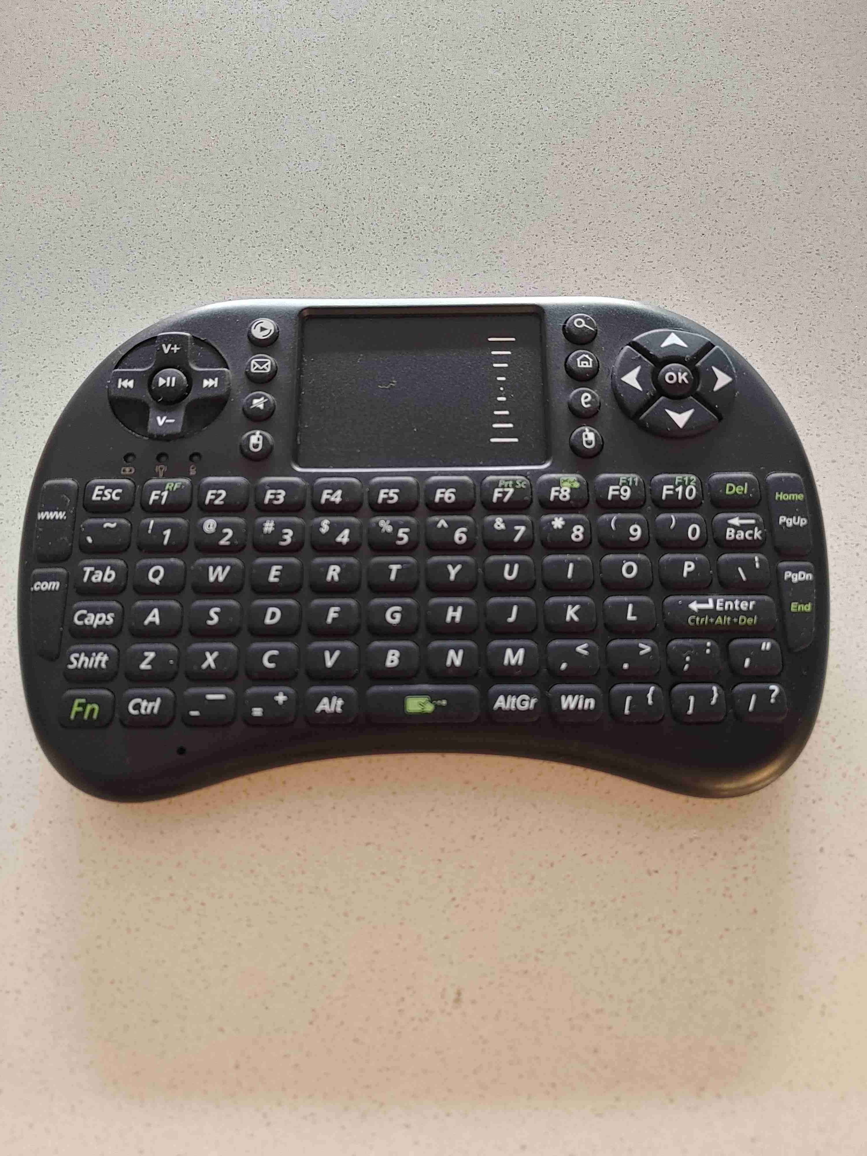 Mini teclado inalámbrico negro