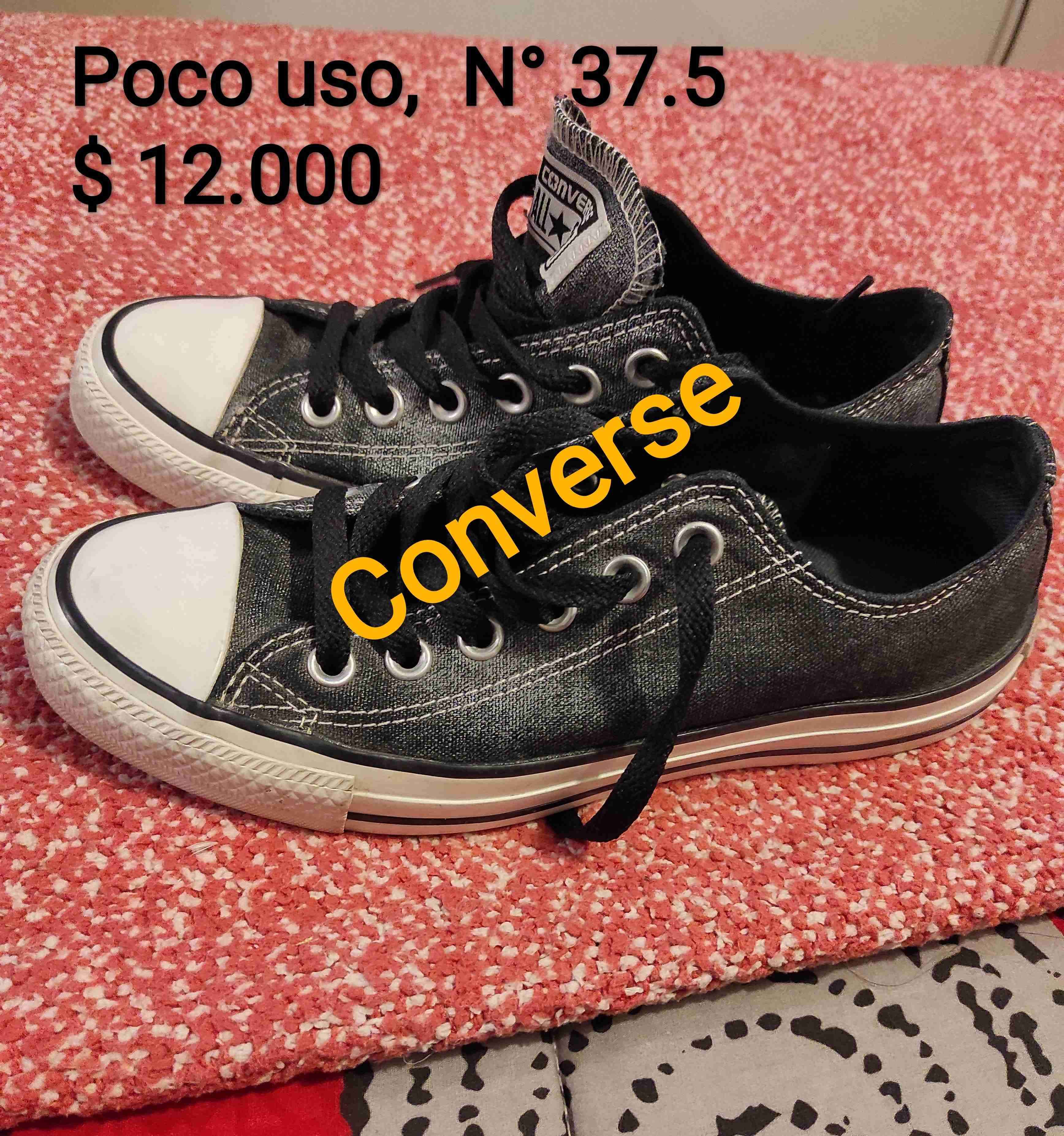 Zapatillas Converse negras N°37.5 - miniatura 1
