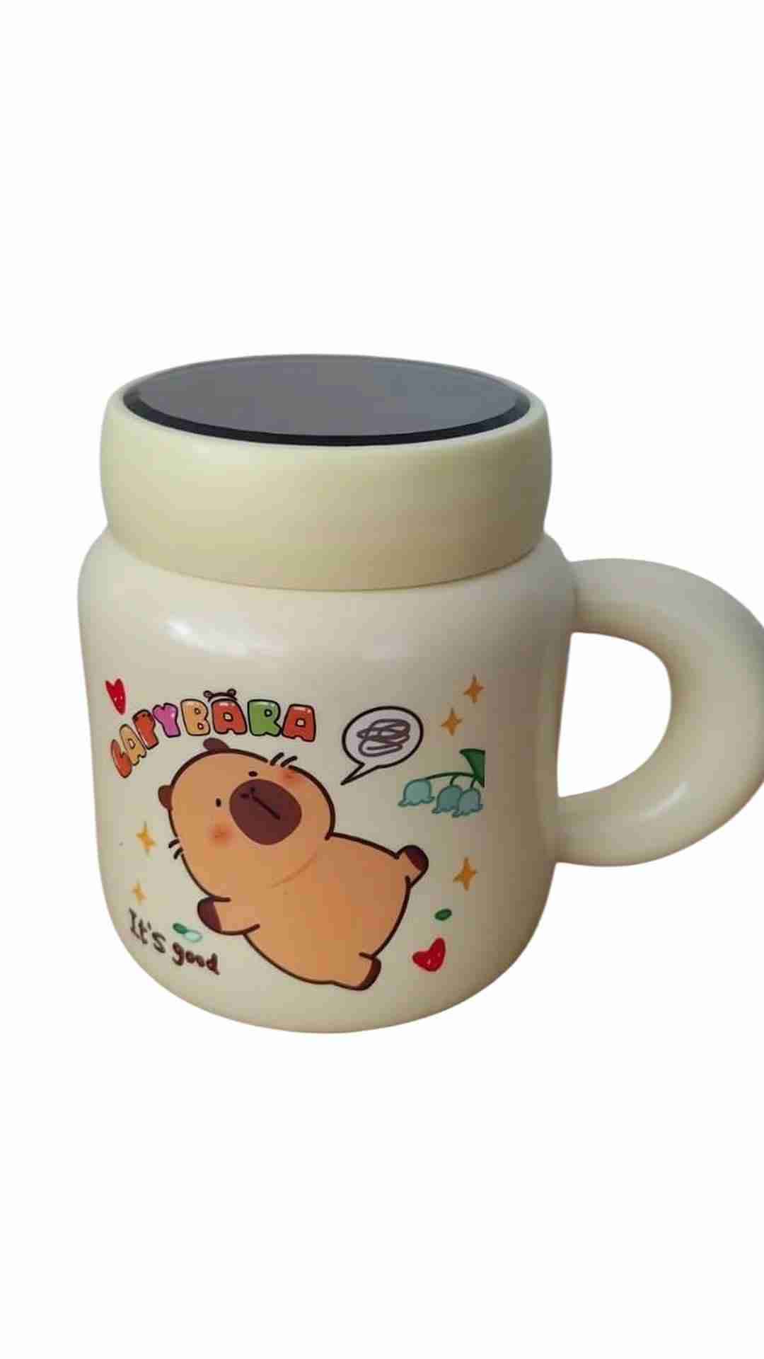 Tazón Capybara con tapa