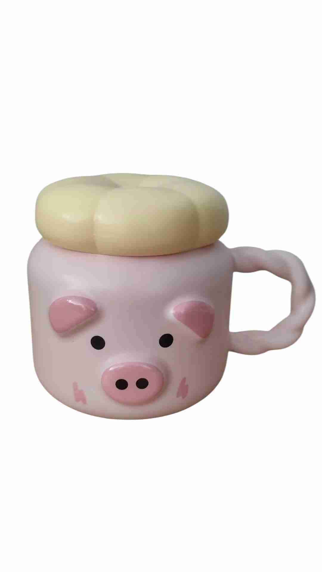 Tazón cerdito con tapa