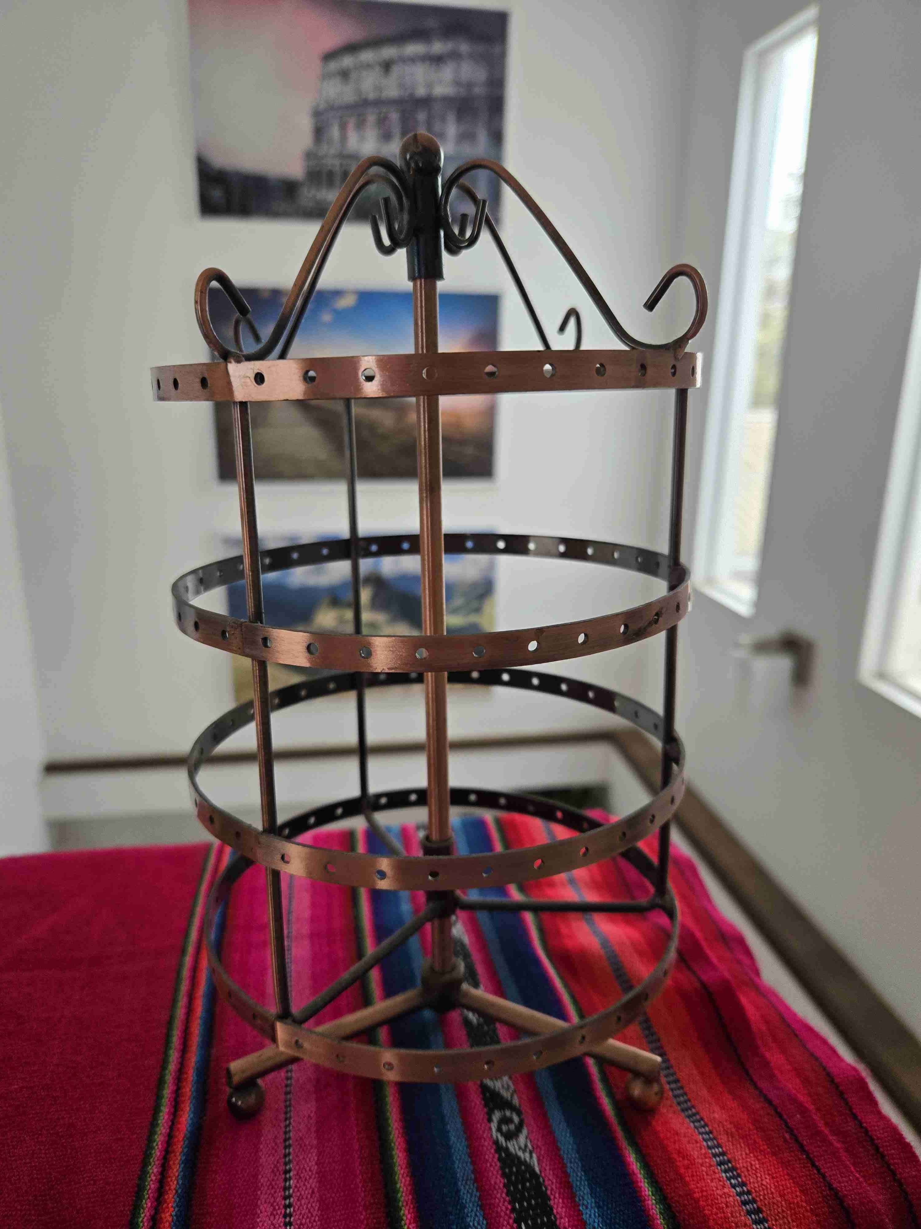 Organizador de aros de metal