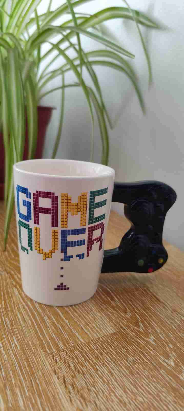 Tazón Game Over con manilla joystick