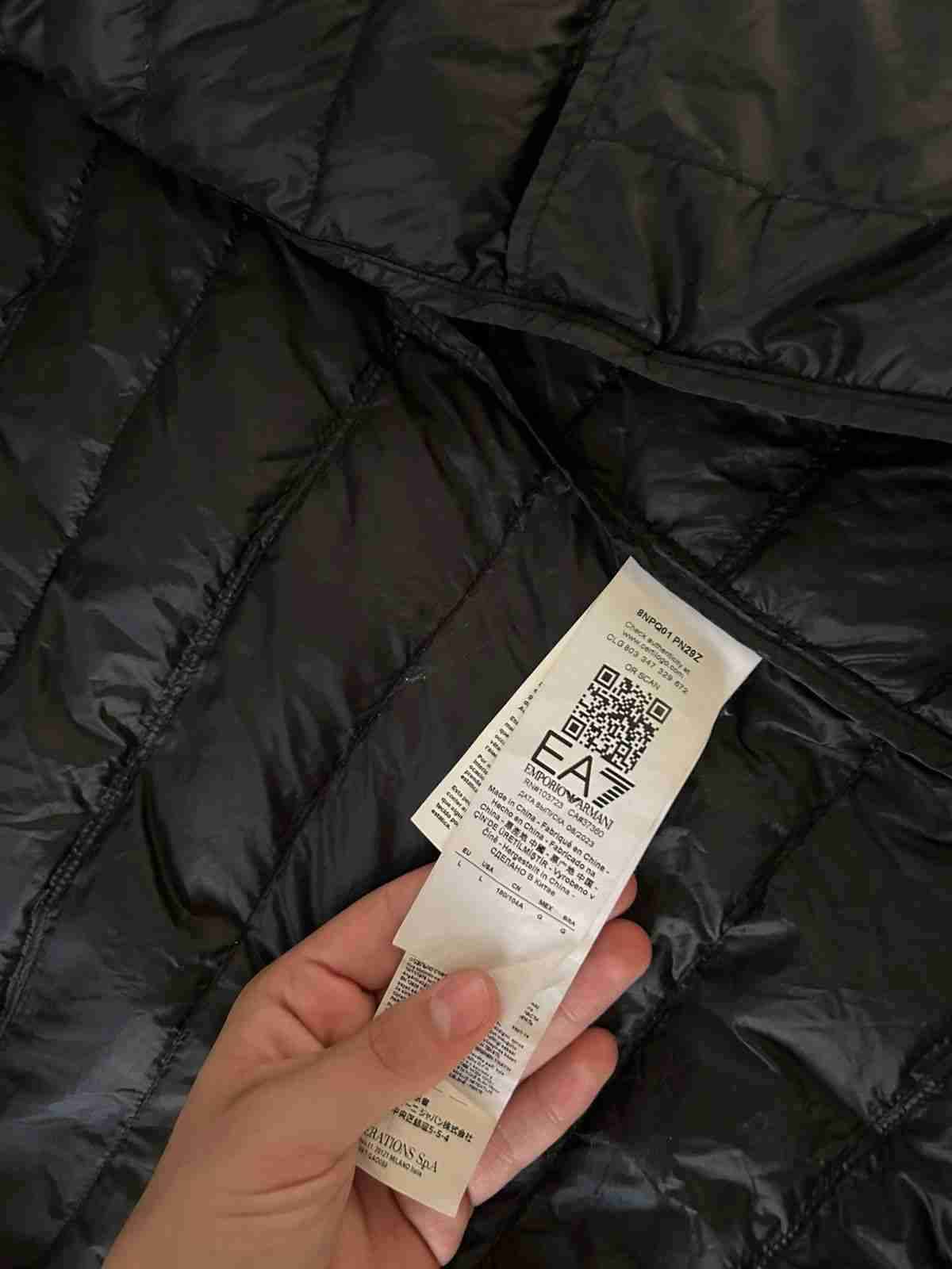 Chaleco negro EA7 Emporio Armani - miniatura 2