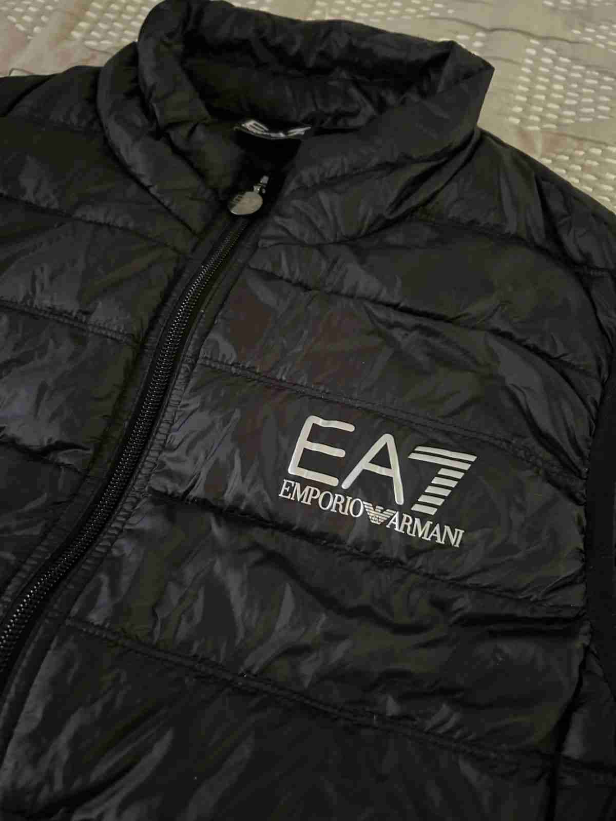 Chaleco negro EA7 Emporio Armani - miniatura 3