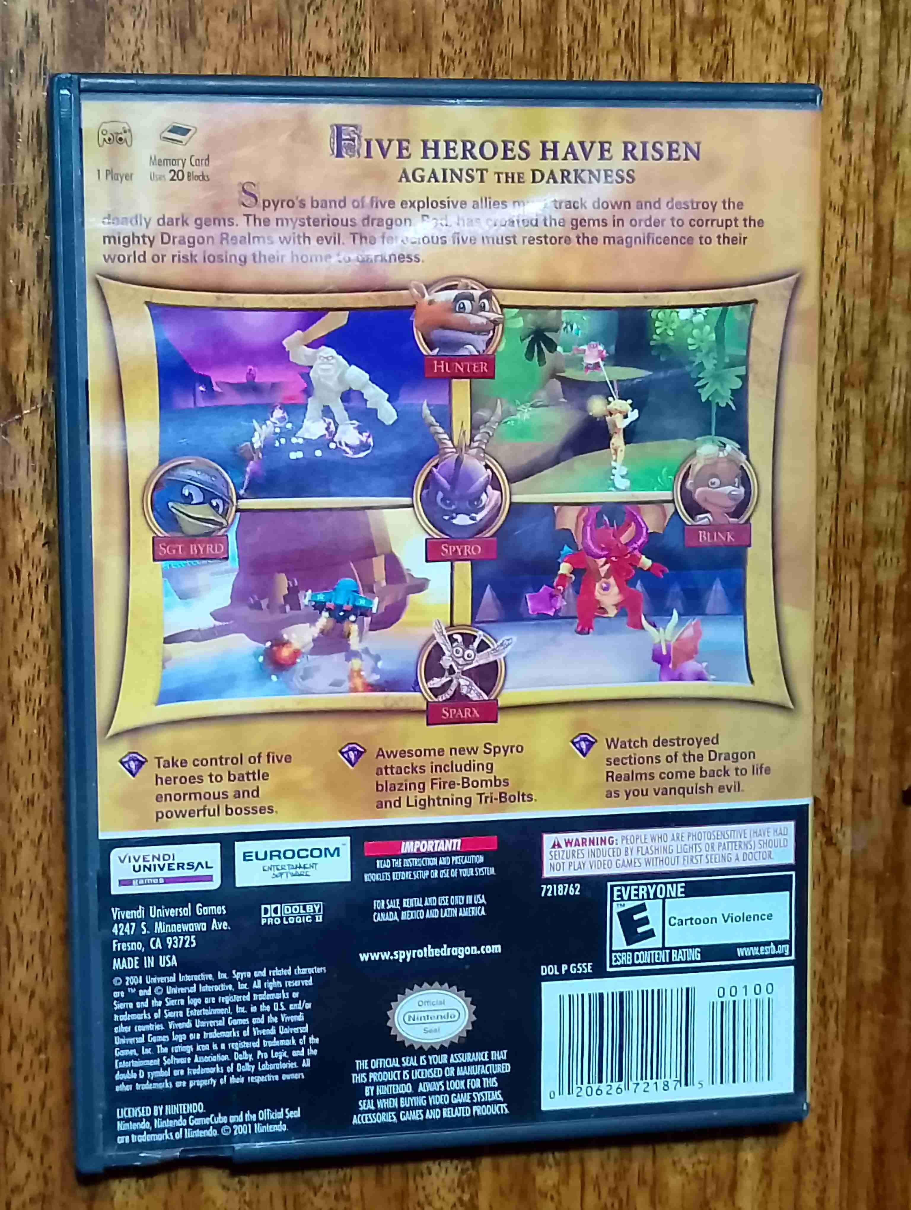 Juego Spyro A Hero's Tail para Nintendo GameCube - 2