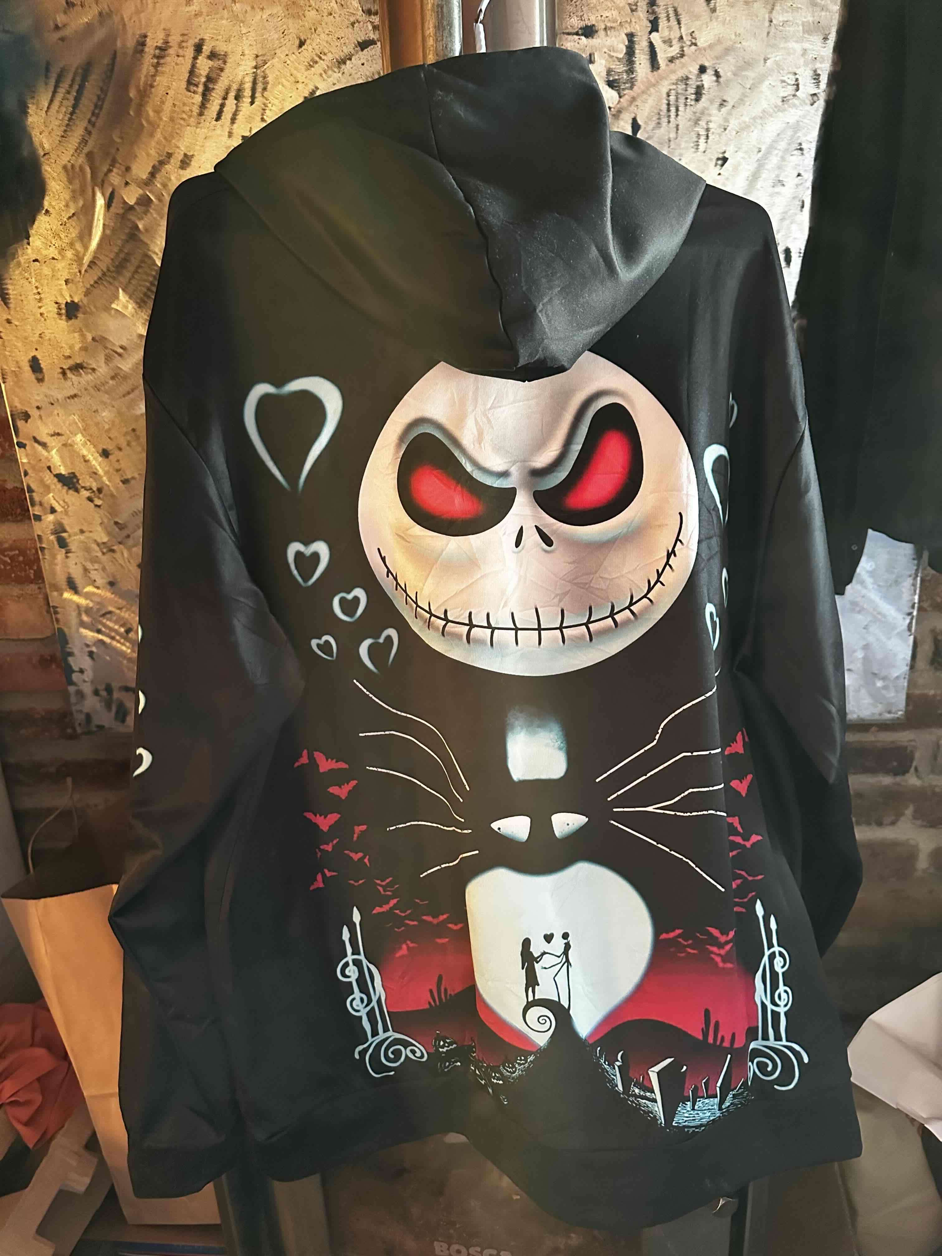 Polerón Jack Skellington negro - miniatura 2