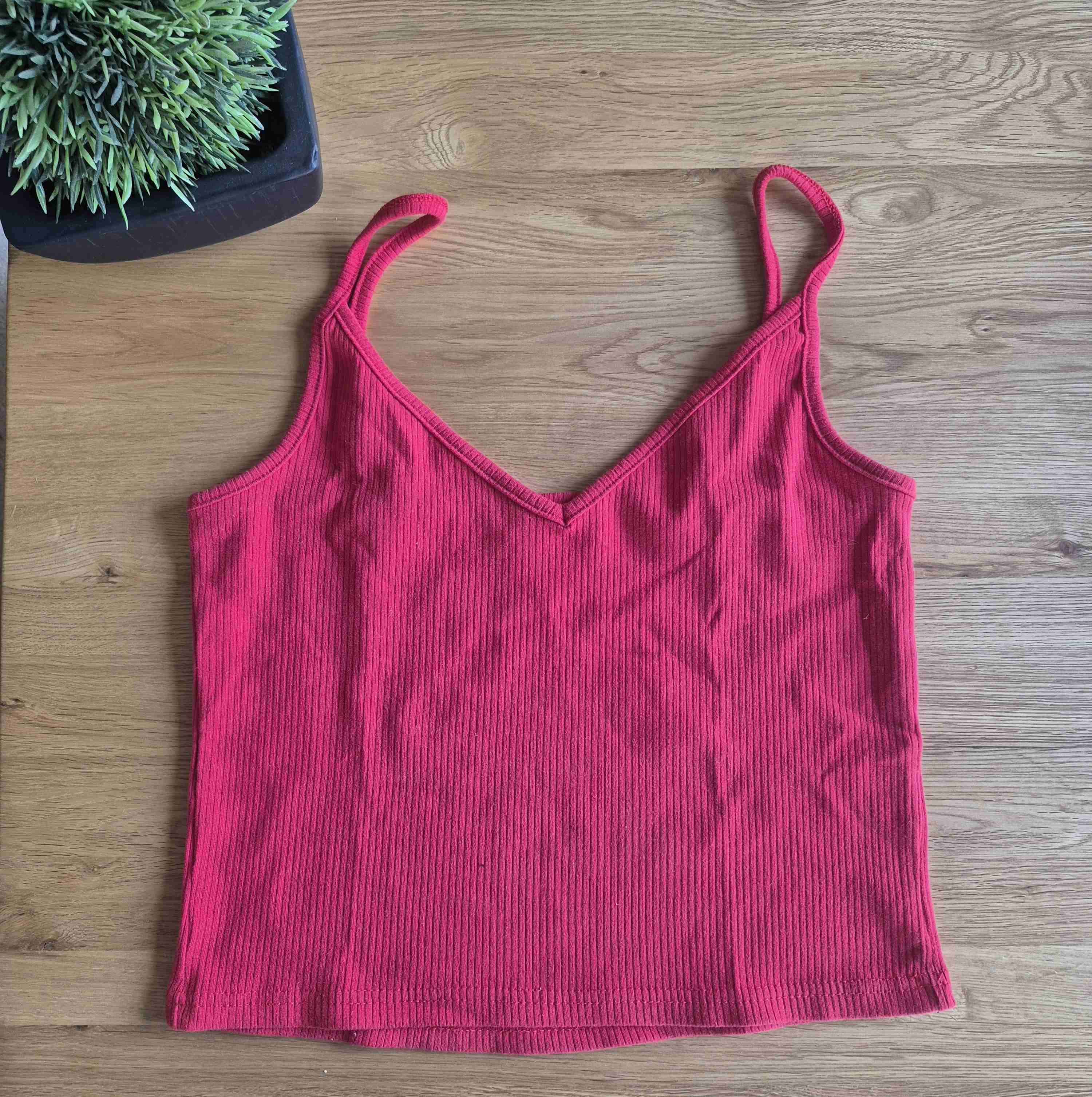 Top rojo sin mangas - miniatura 1