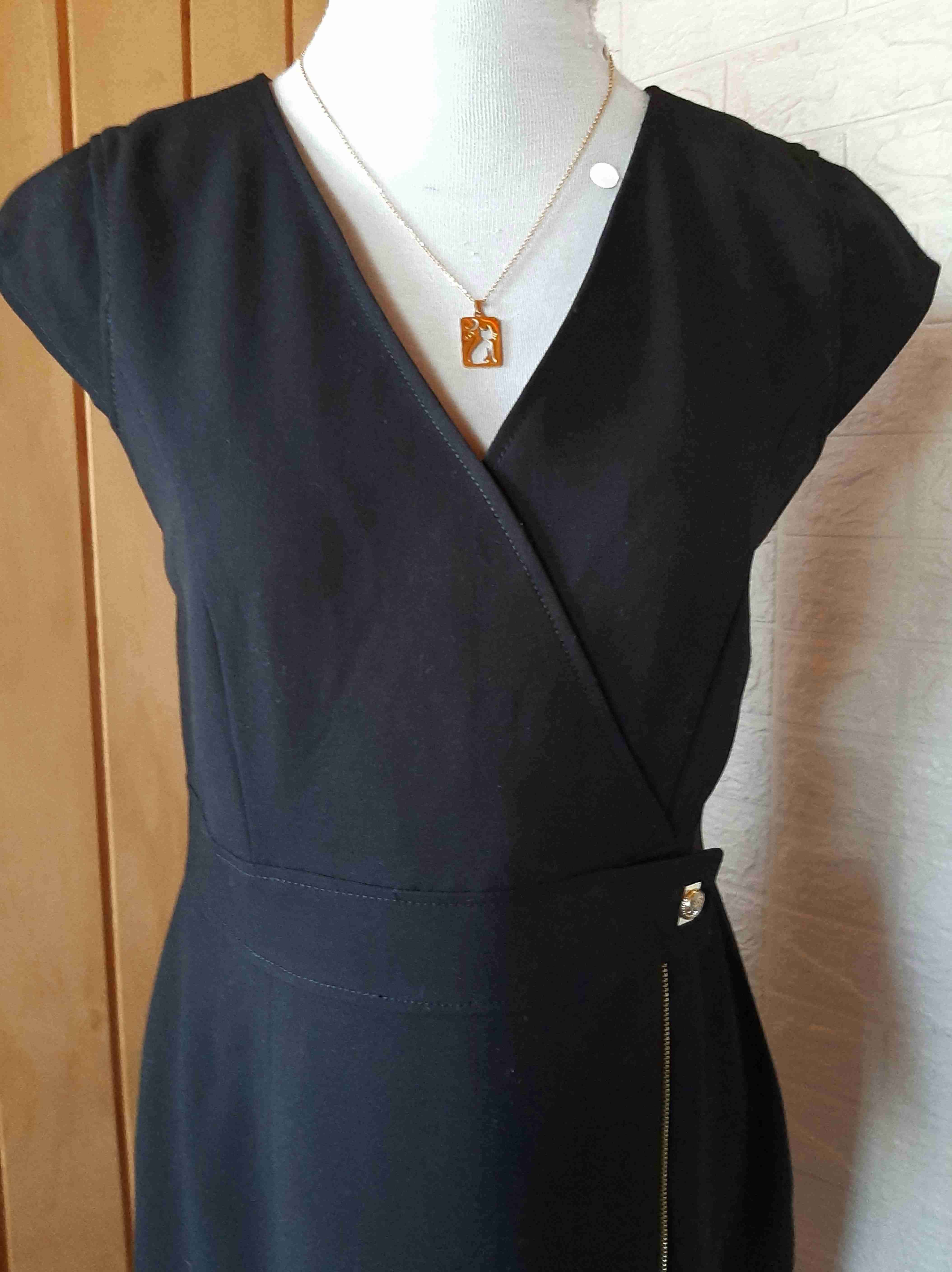 Vestido formal negro Calvin klein talla S - miniatura 5