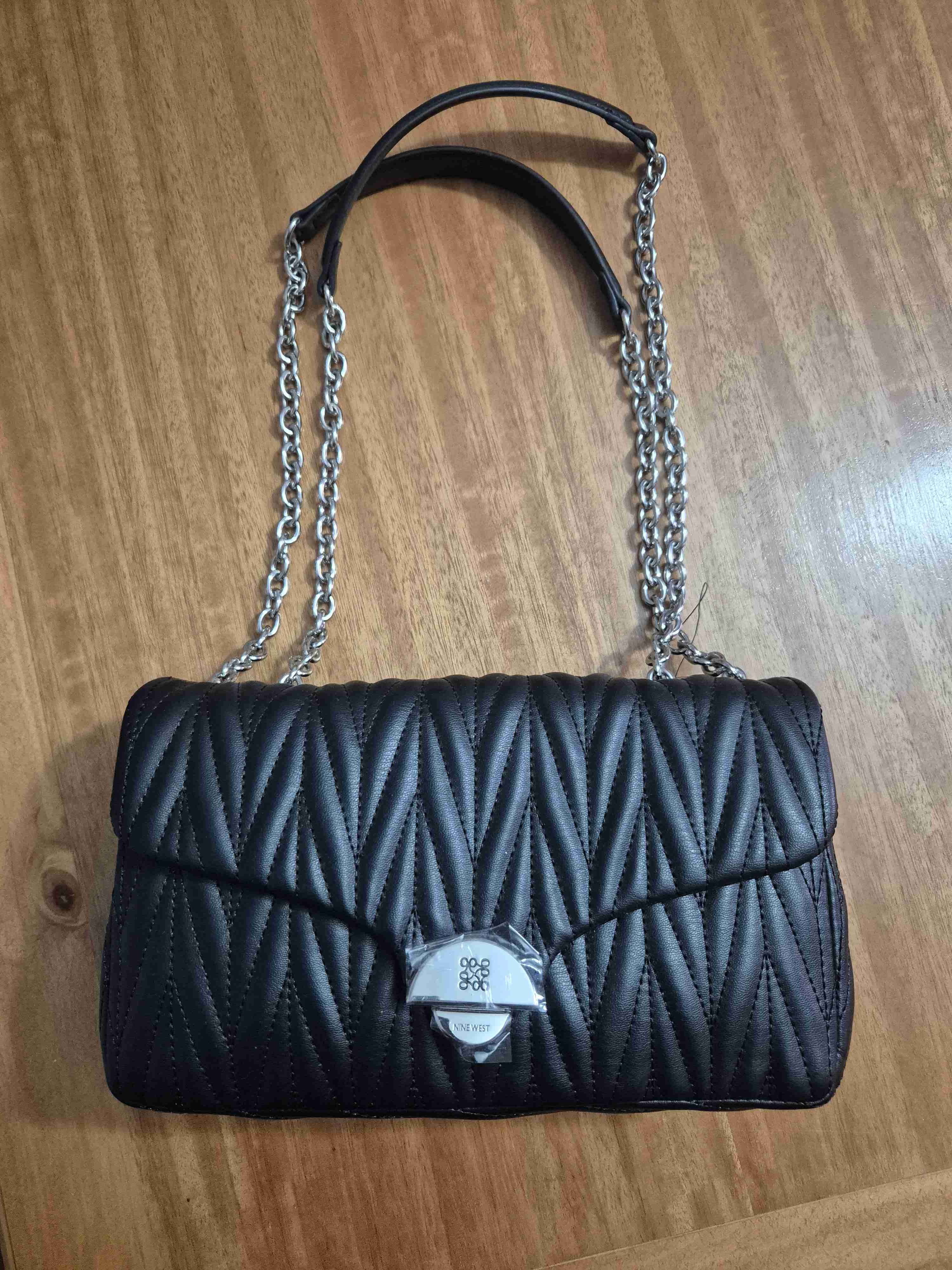 Cartera negra NINE WEST nueva y original - miniatura 1