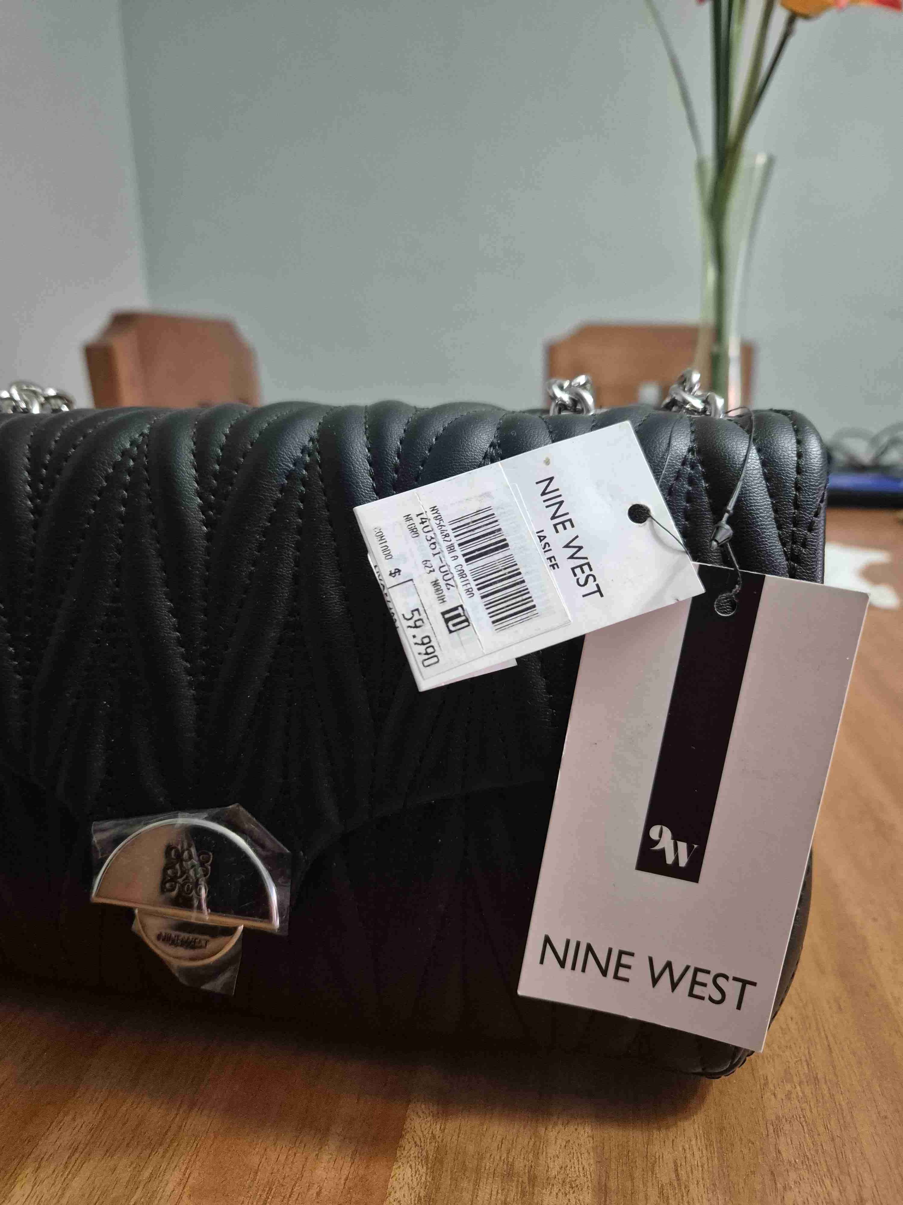 Cartera negra NINE WEST nueva y original - miniatura 3