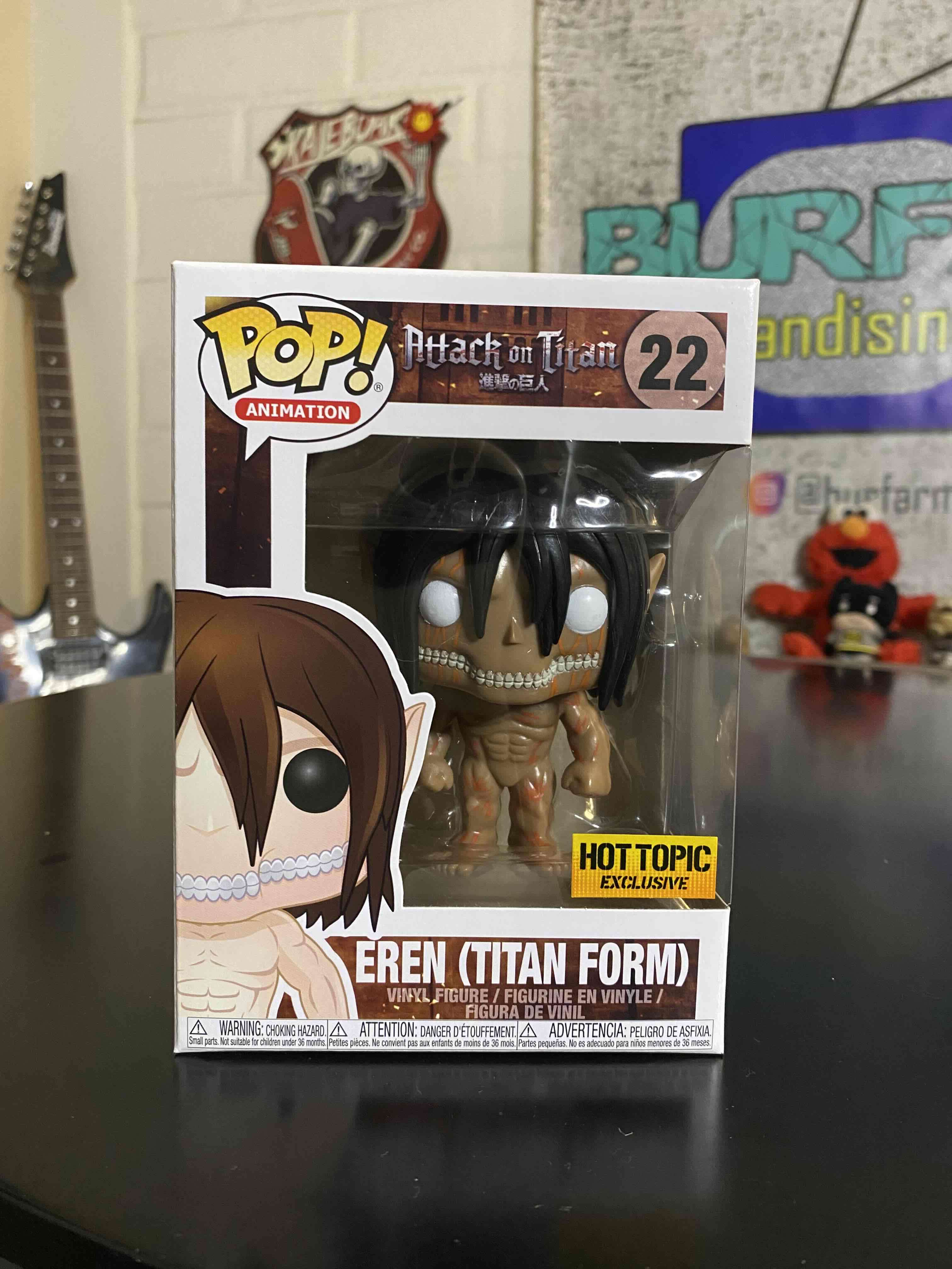 Figura Funko Pop Eren Titan Exclusivo Hot Topic