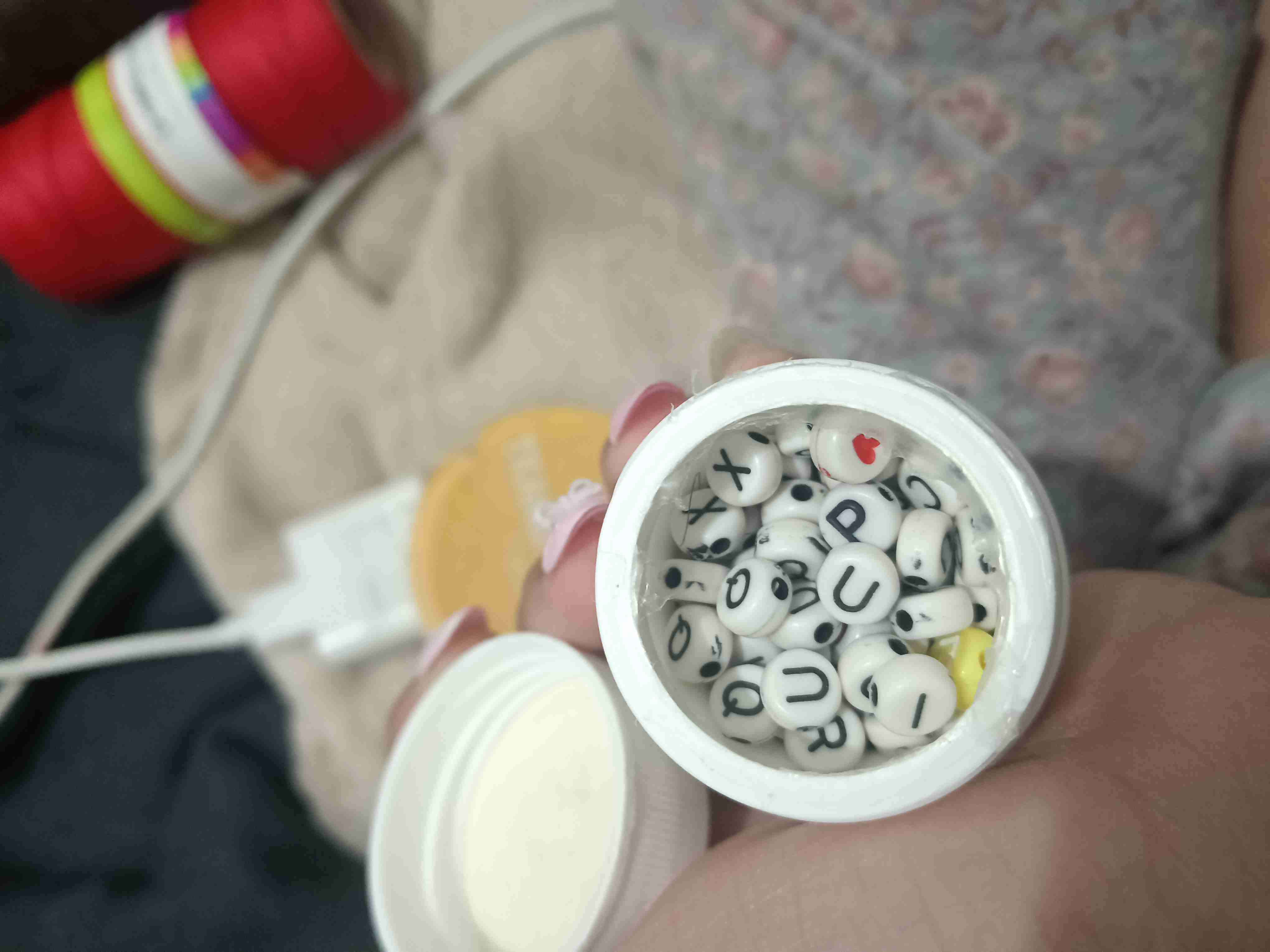 Cuerdas de cáñamo rojo y marrón - miniatura 3