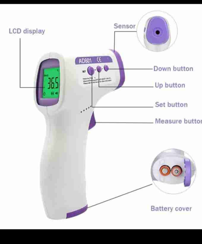 Termómetro infrarrojo digital - 1