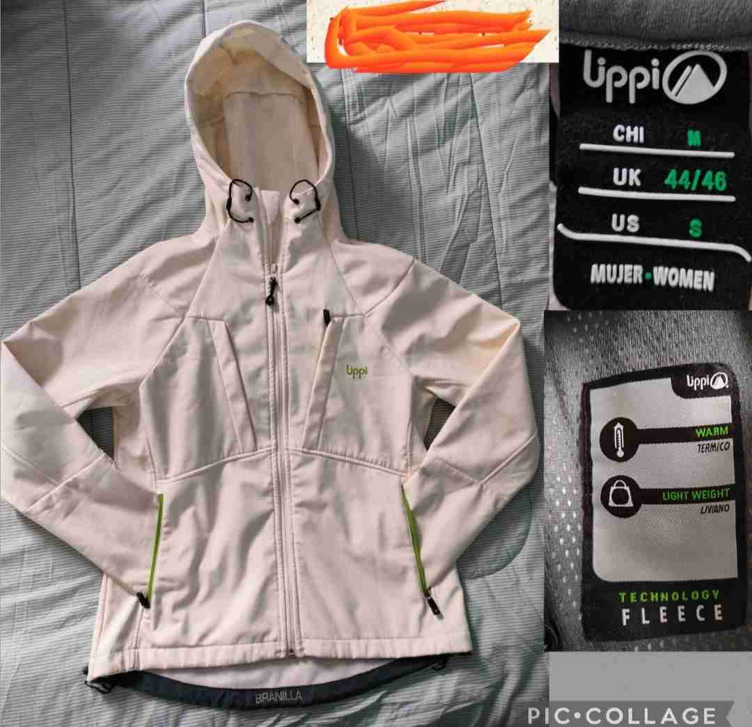 Chaqueta fleece blanca Uppi mujer - miniatura 1