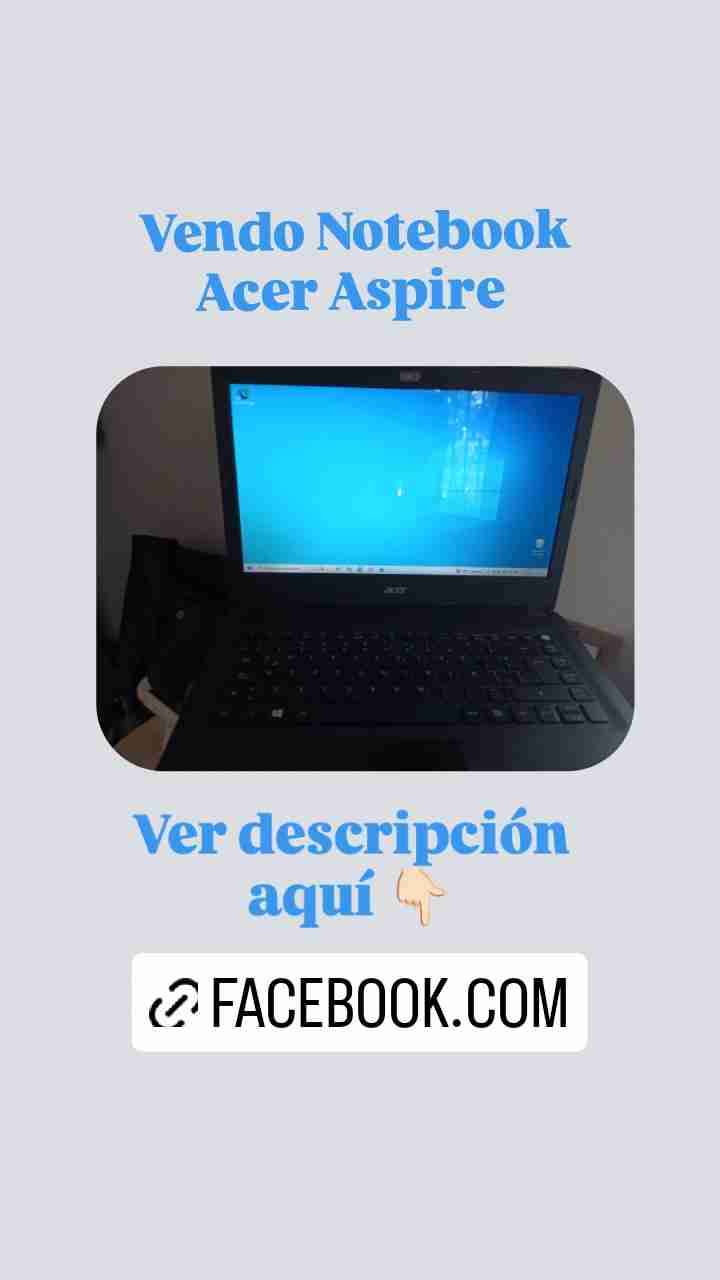 Notebook Acer Aspire en venta