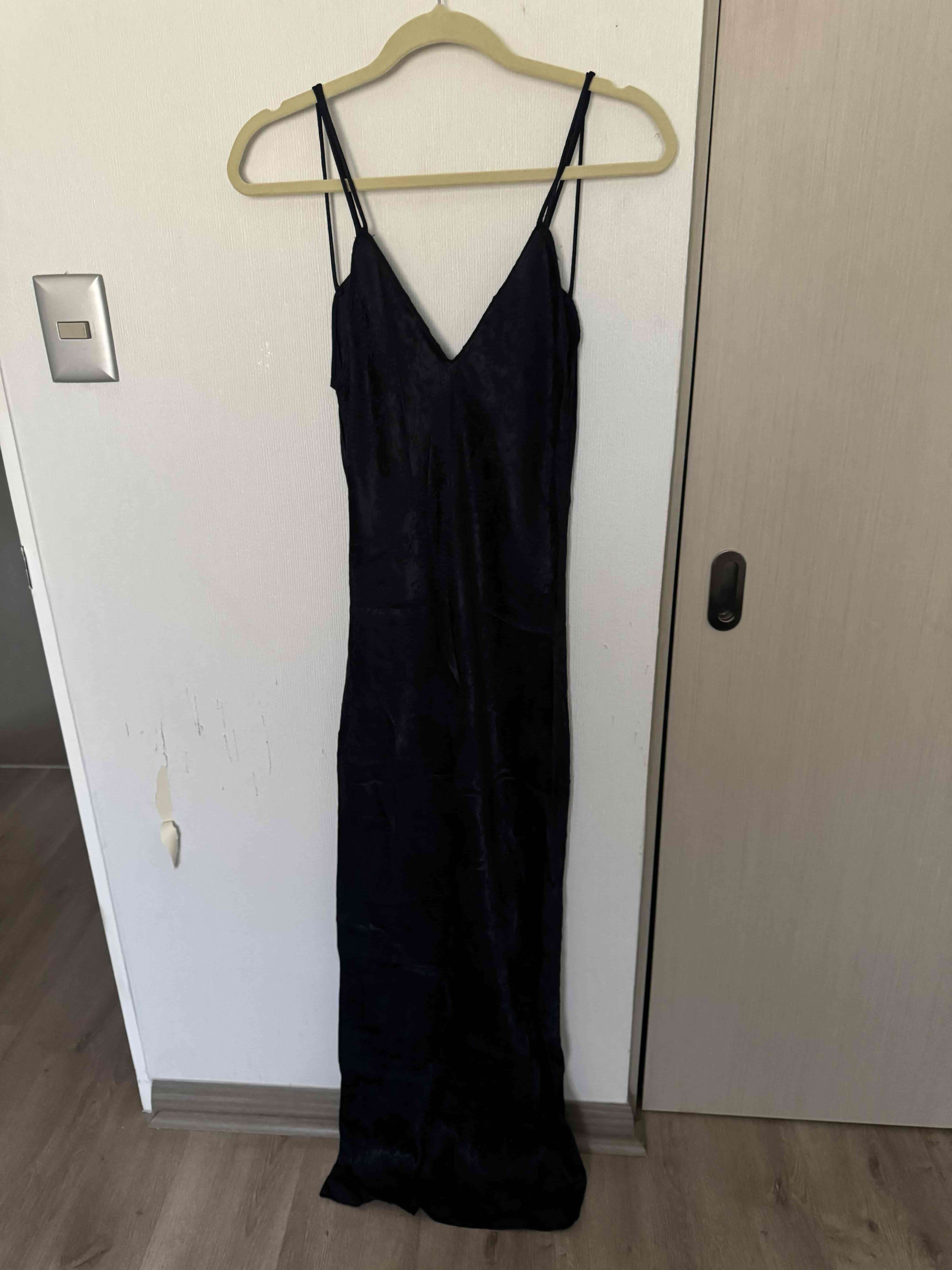 Vestido azul con tirantes - miniatura 2