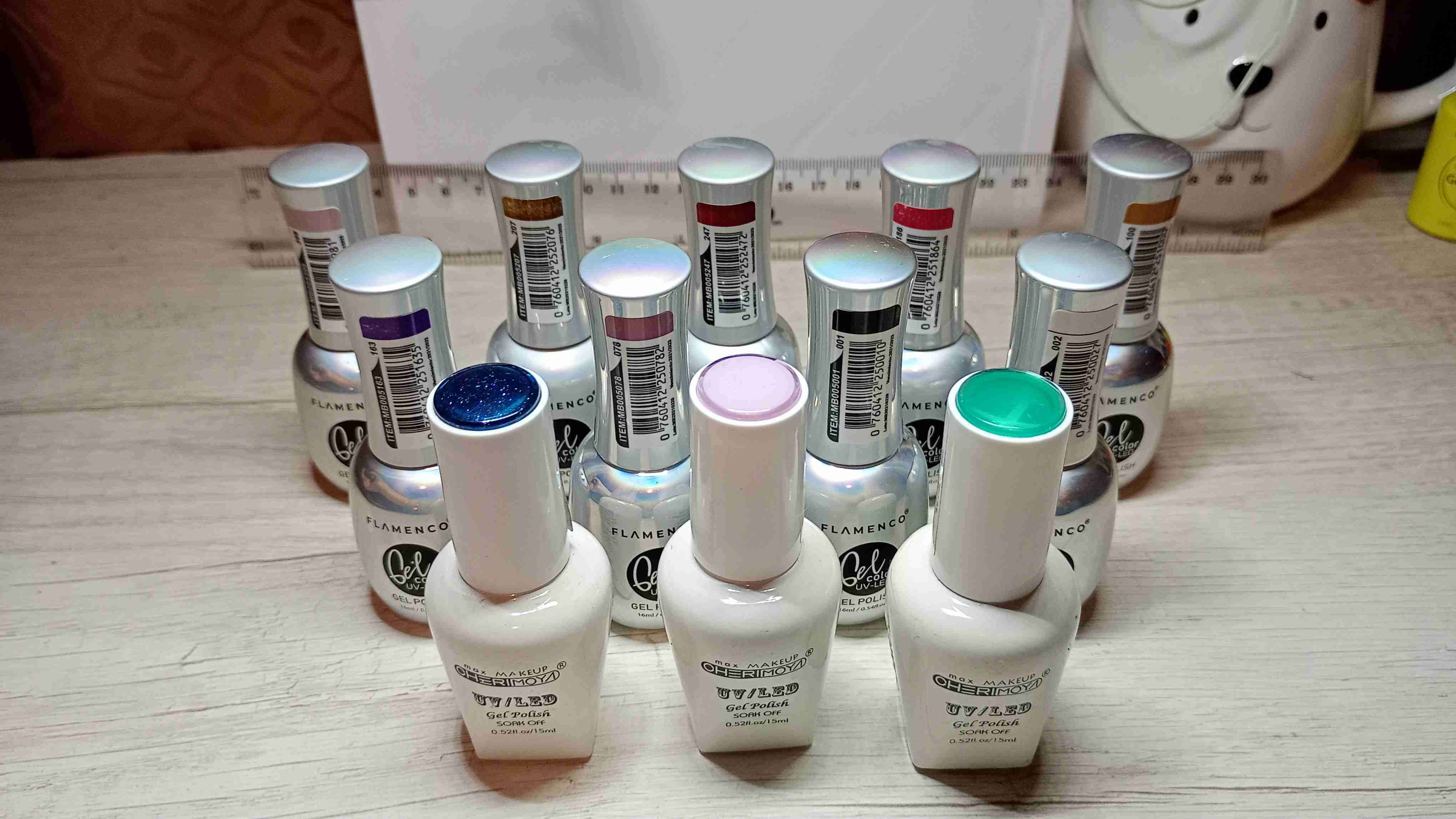 Set esmaltes de uñas gel