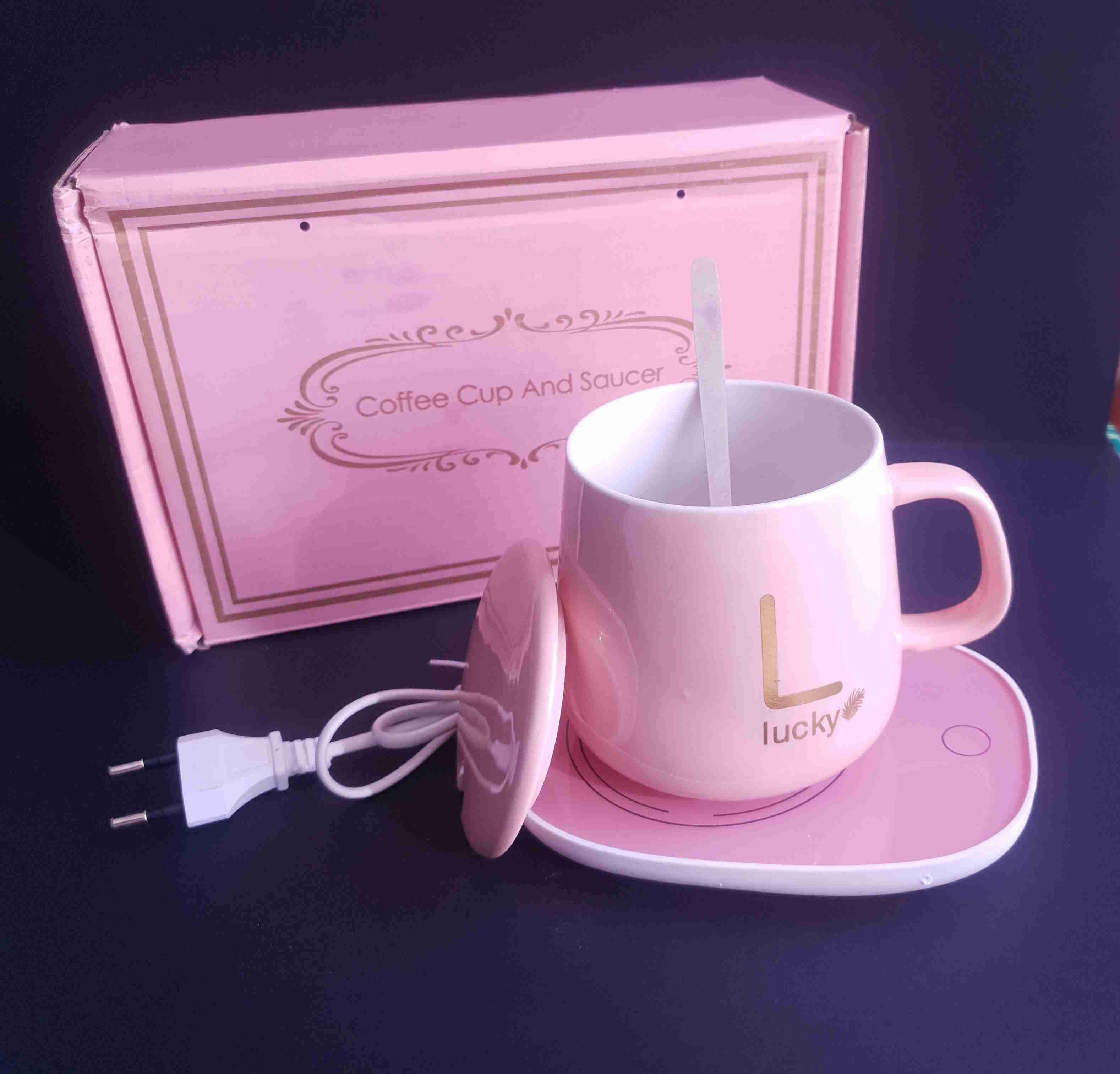 Taza eléctrica con bandeja calentadora - 2