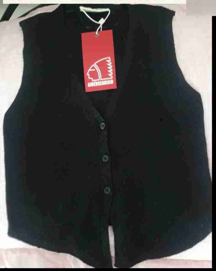 Chaleco negro Americano - 1