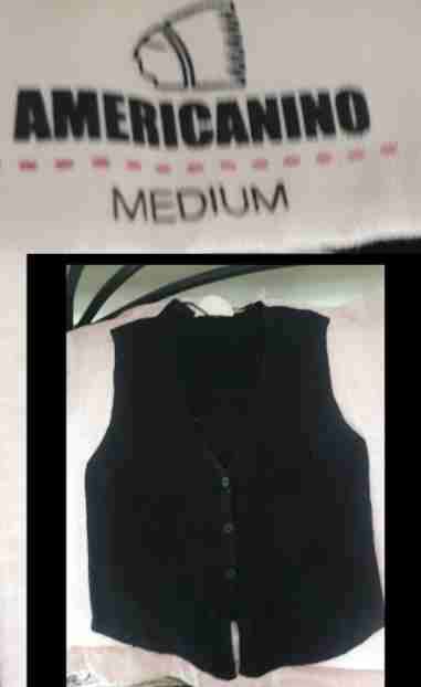 Chaleco negro Americano - 2