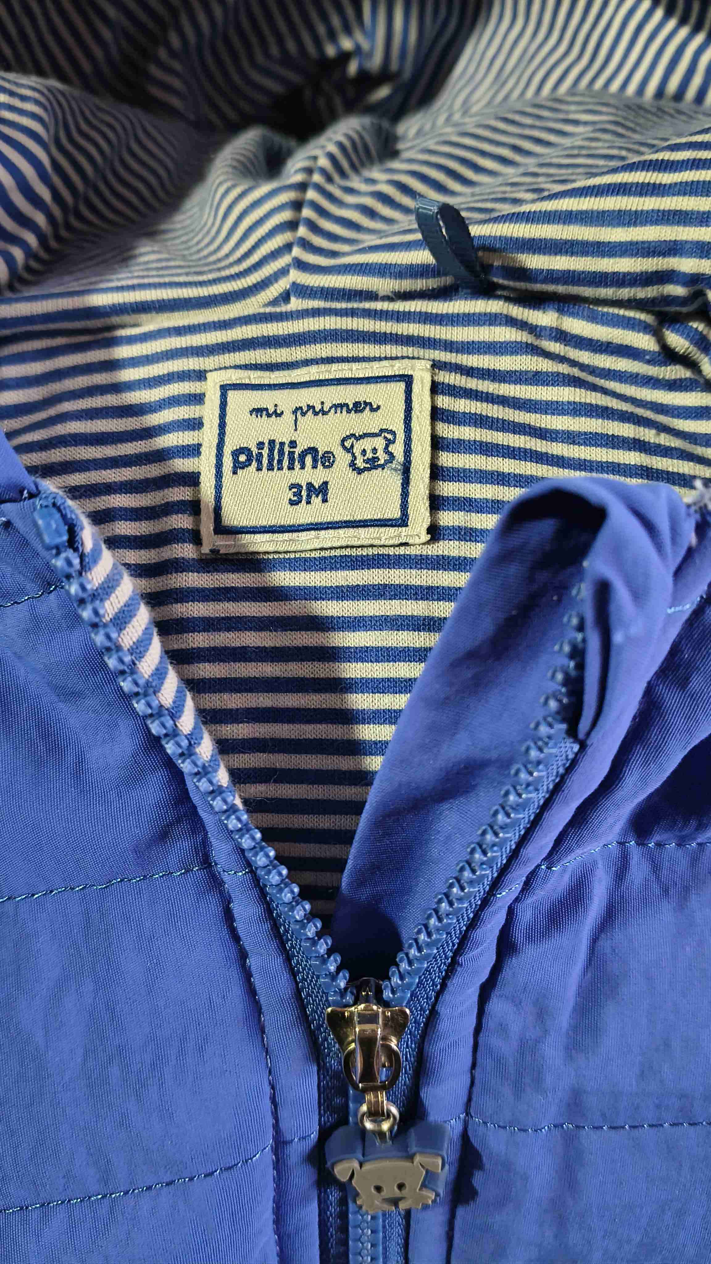 Buzo abrigo para bebé azul - 2