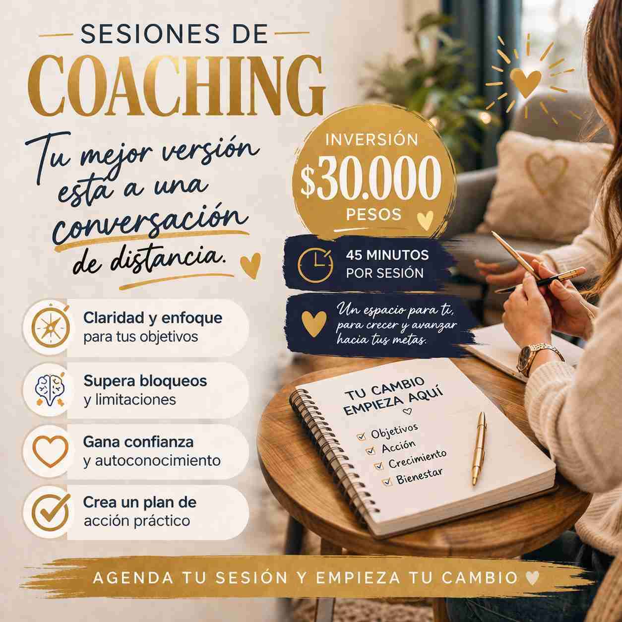 Sesiones de coaching personal