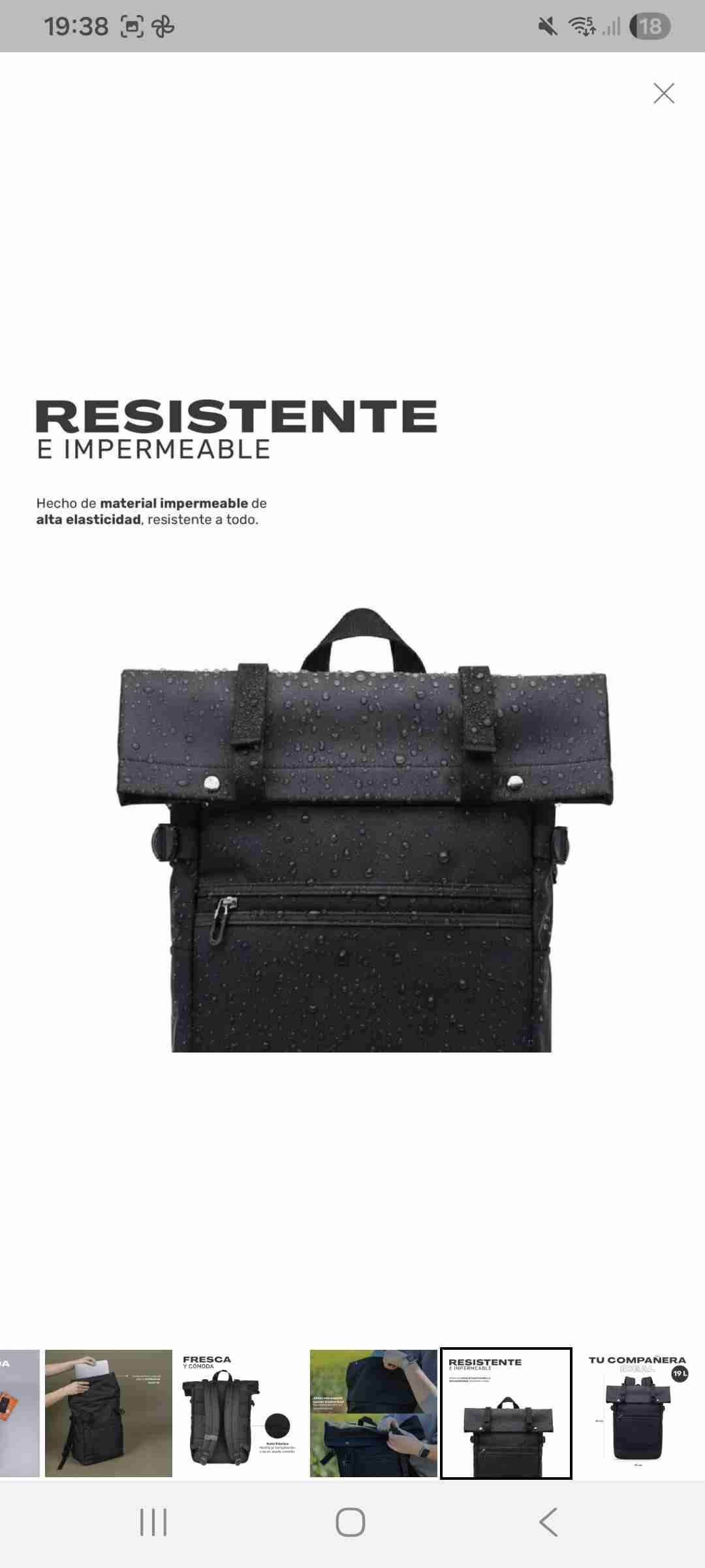 Mochila negra lhotse - miniatura 4