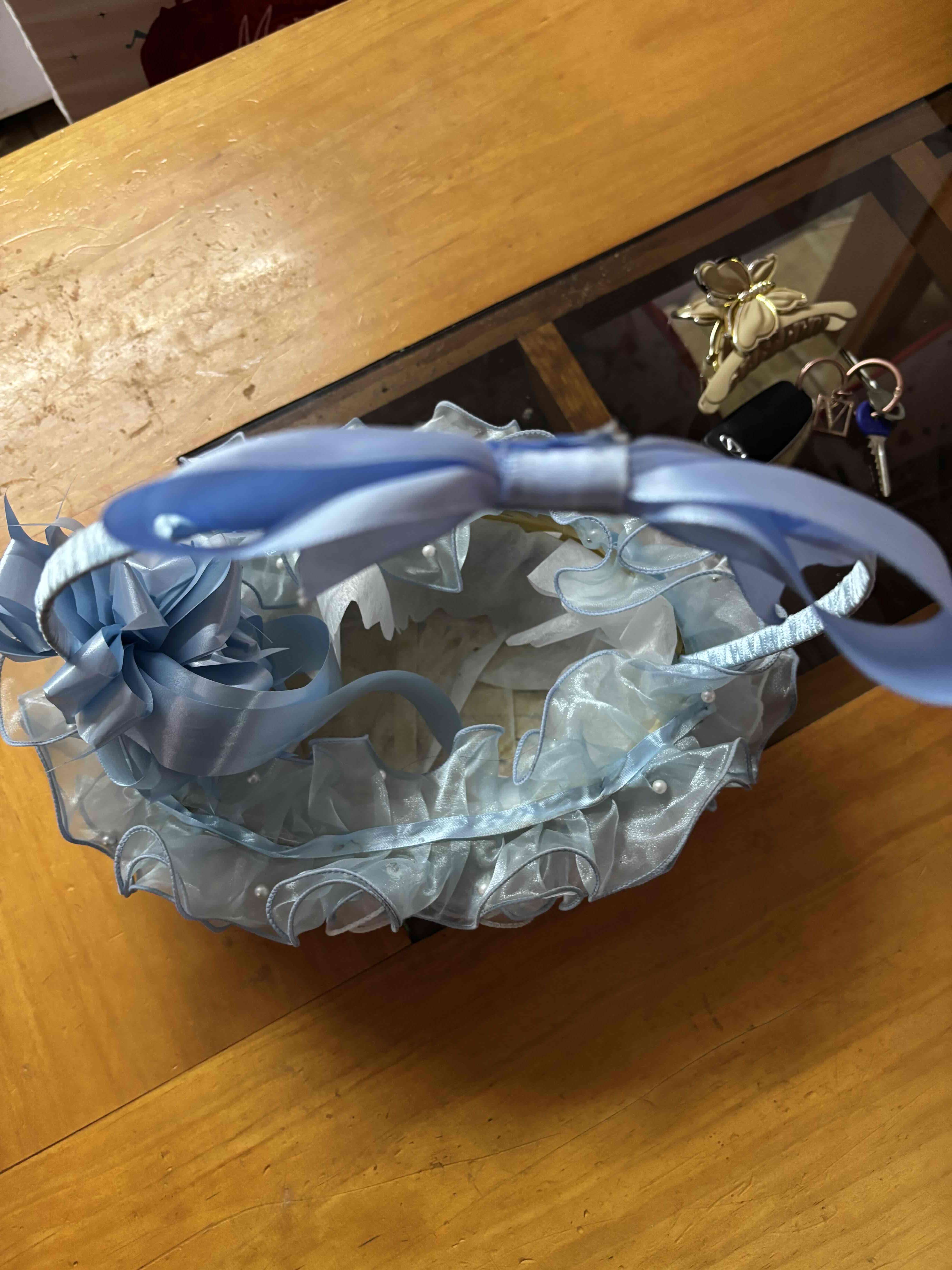 Canasta decorativa azul - miniatura 2