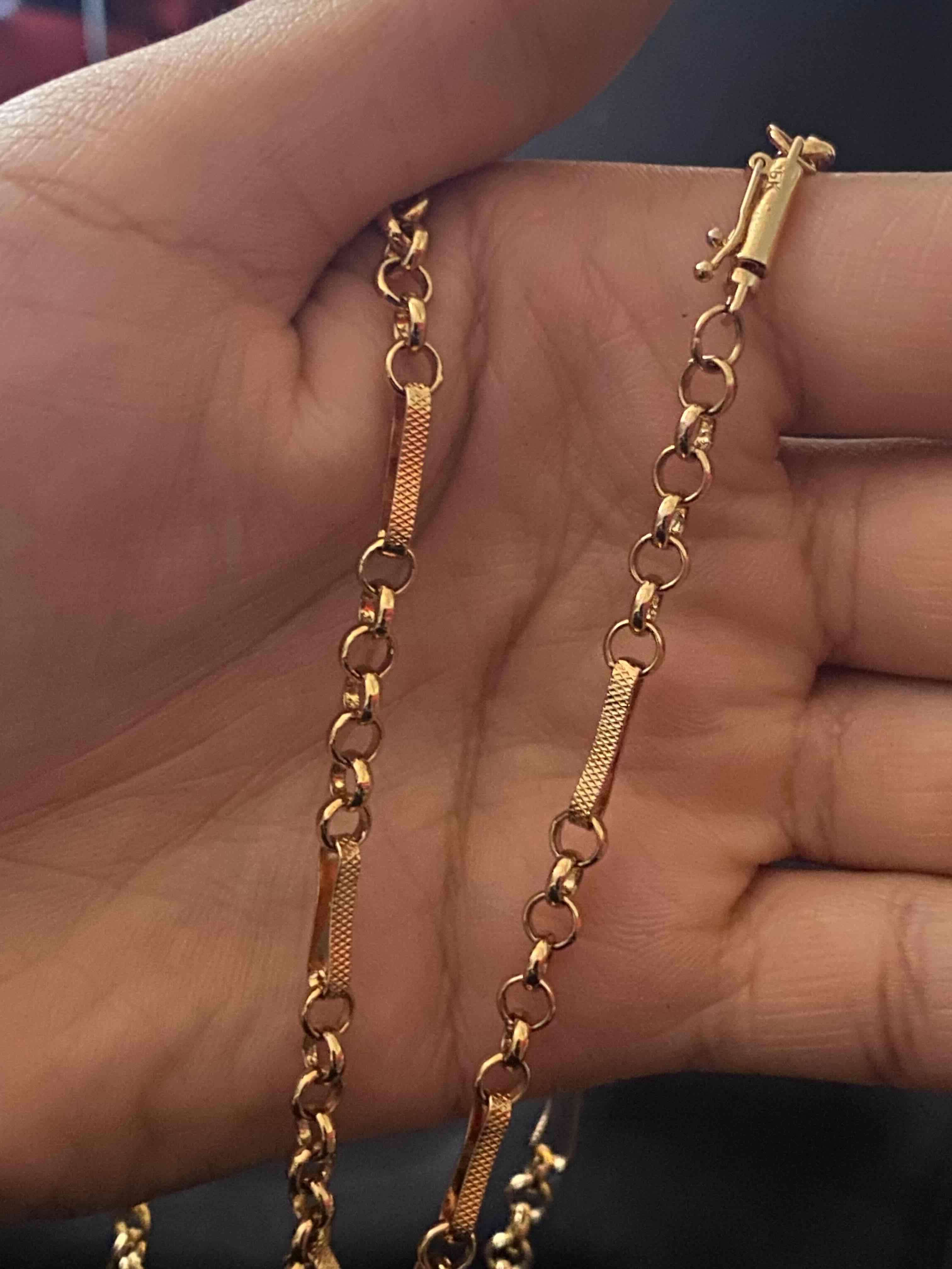 Cadena rolo facetado 🍯 - miniatura 1