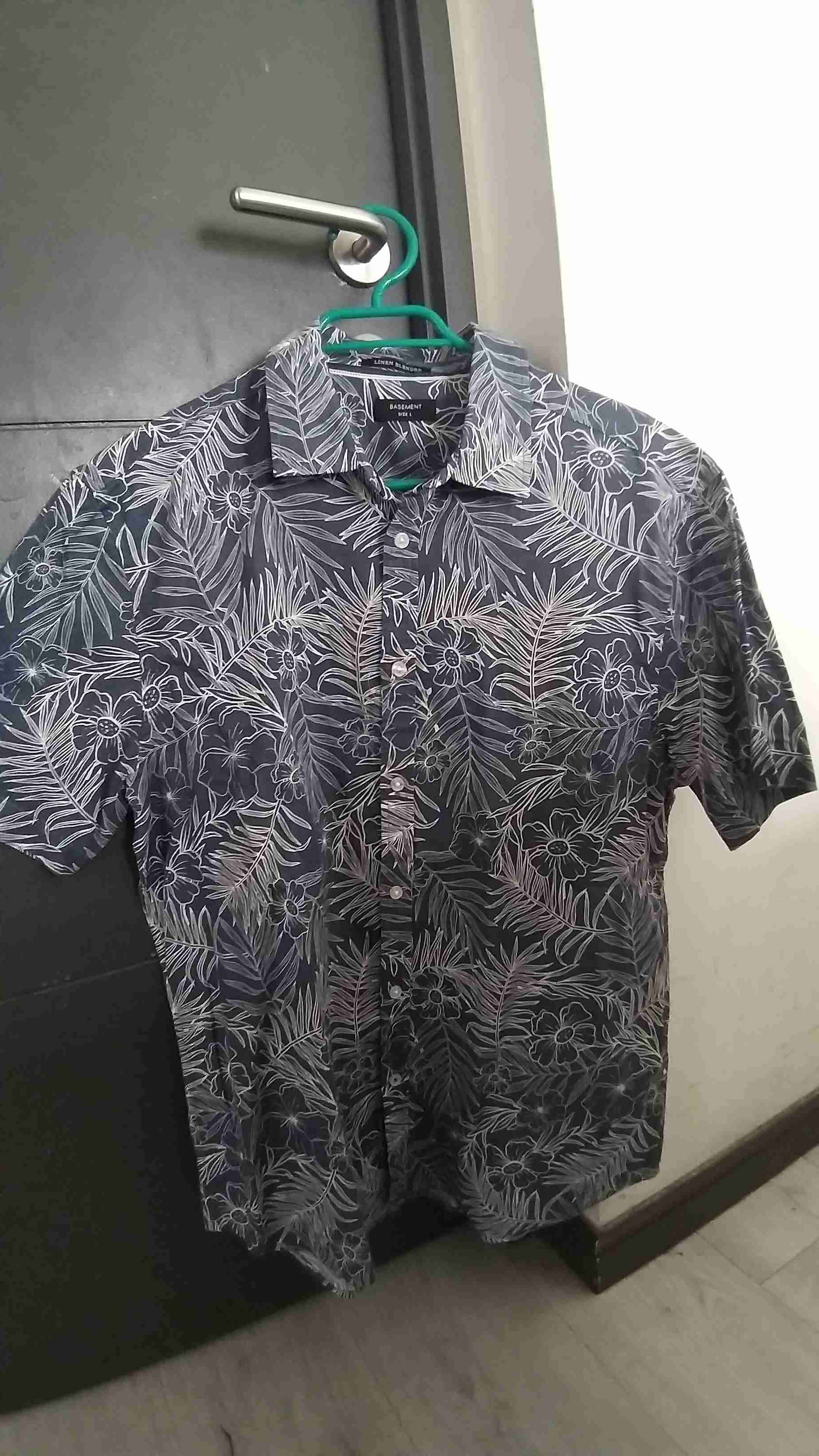 Camisa estampada manga corta - 1