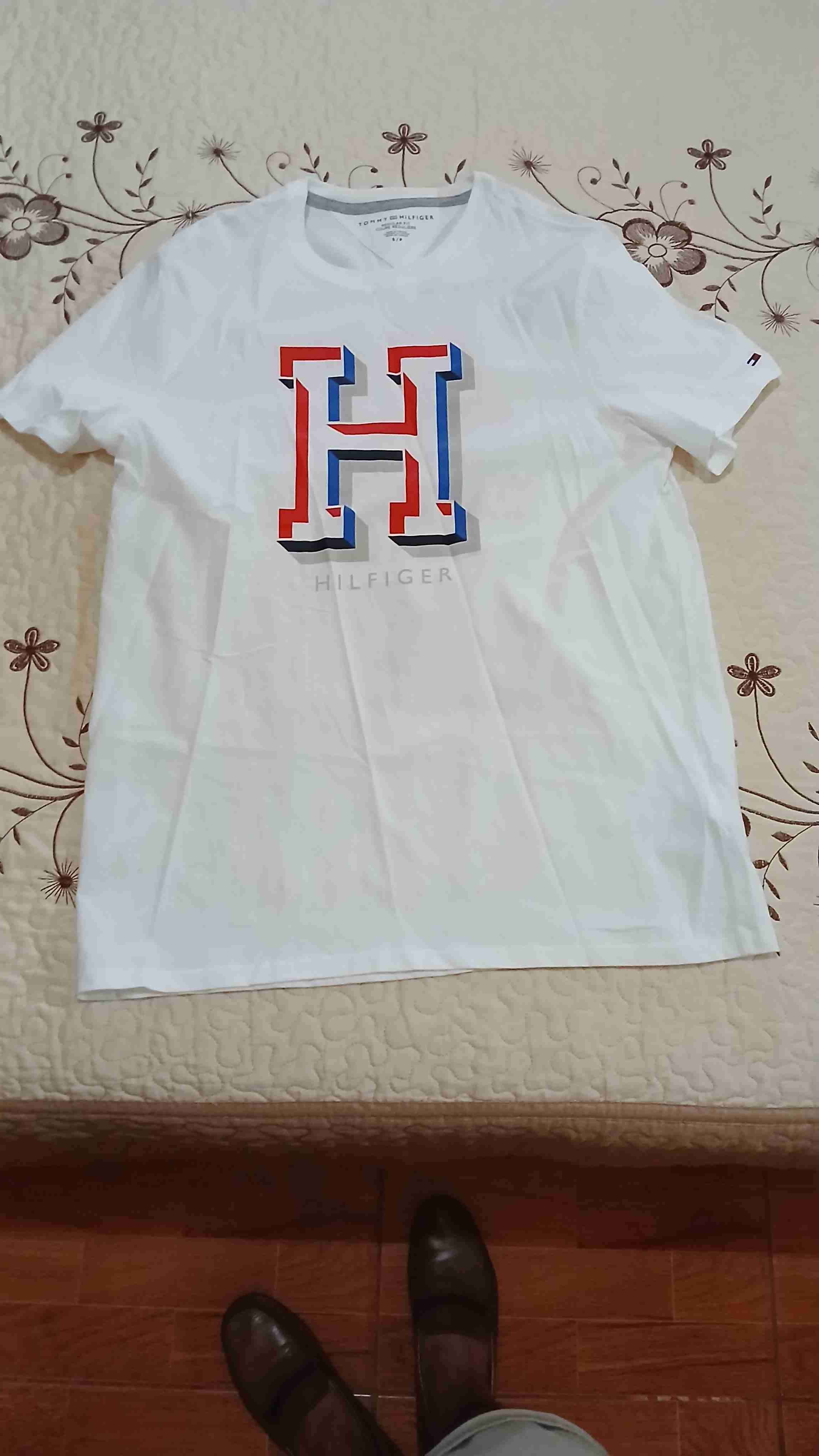 Polera blanca Tommy Hilfiger