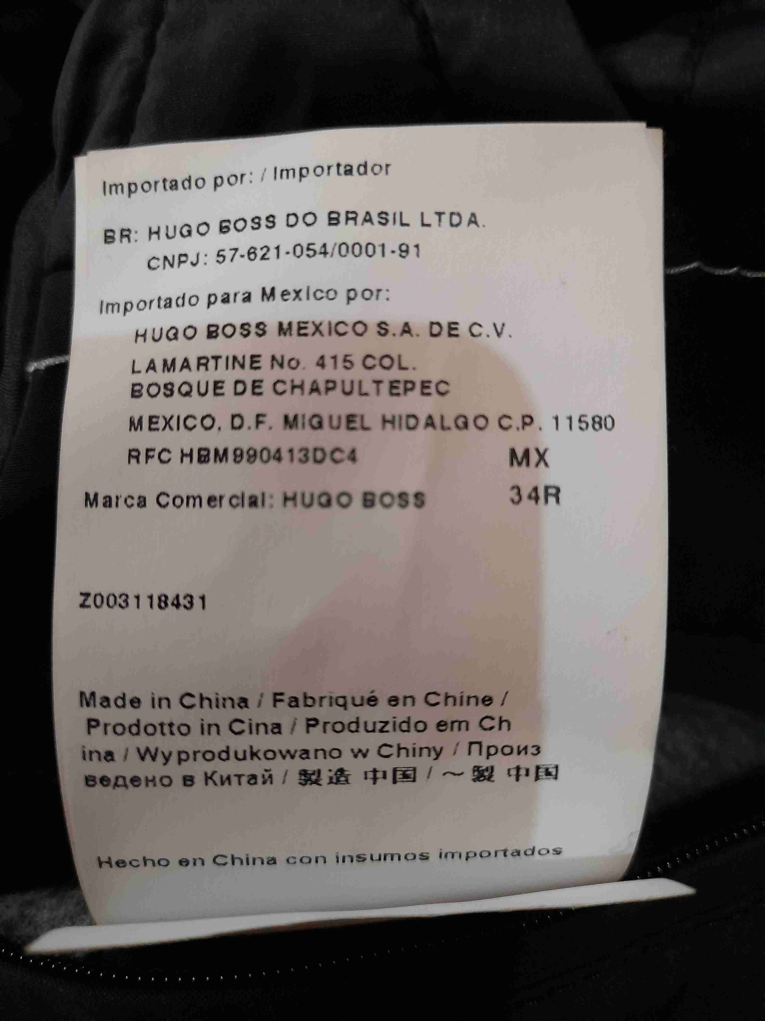 Chaqueta gris Hugo Boss - 4