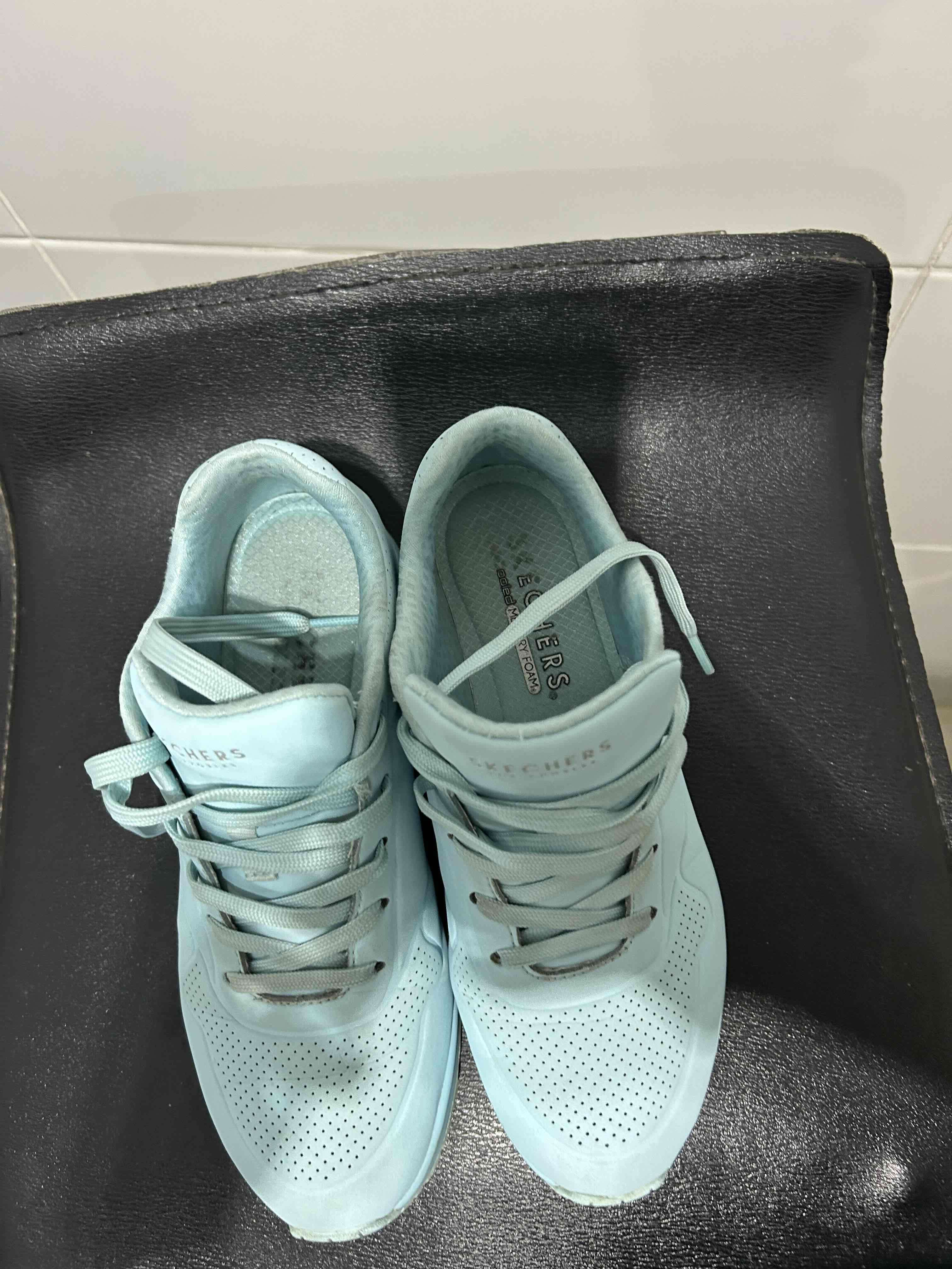 Zapatillas deportivas Skechers celeste - miniatura 2