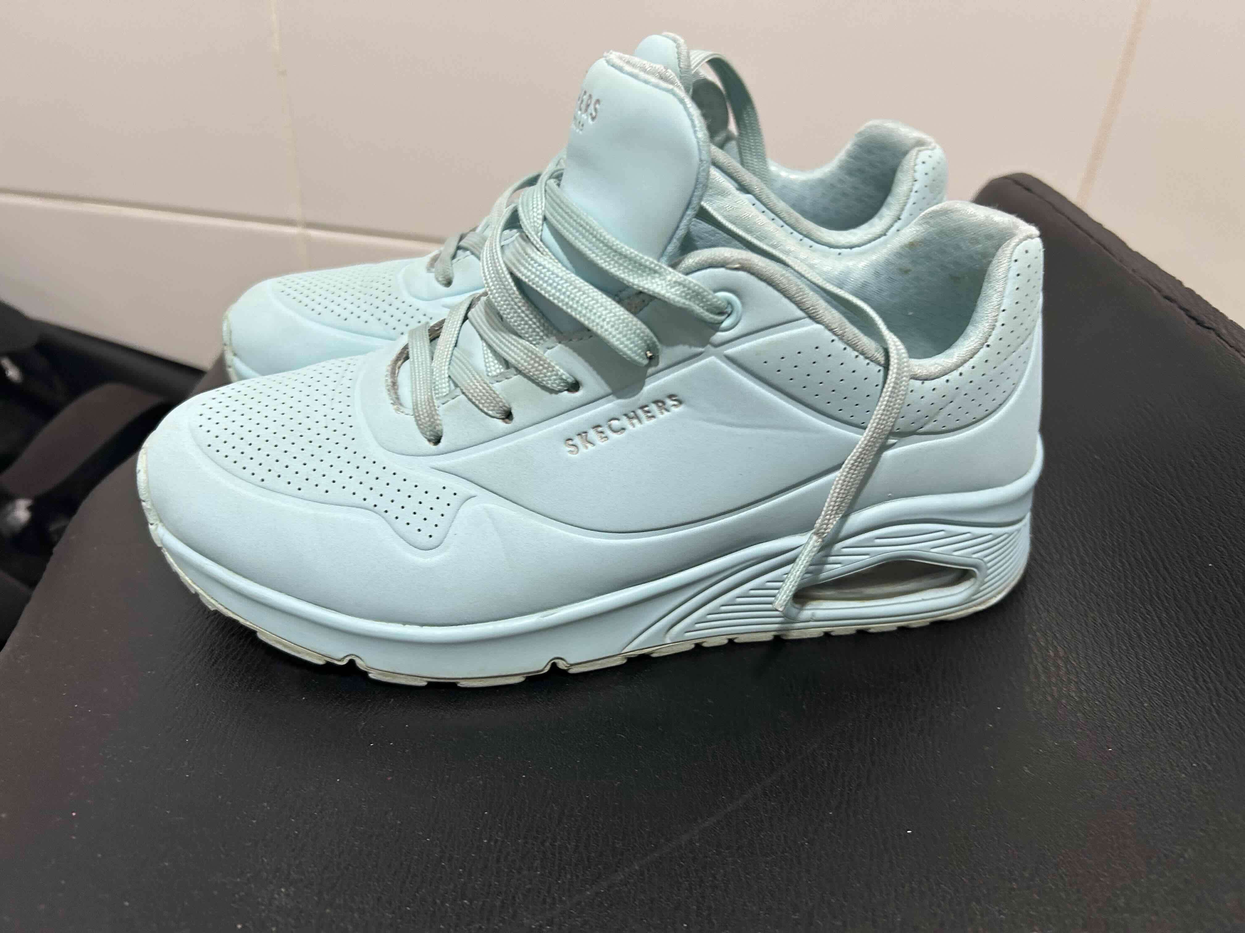 Zapatillas deportivas Skechers celeste - miniatura 6