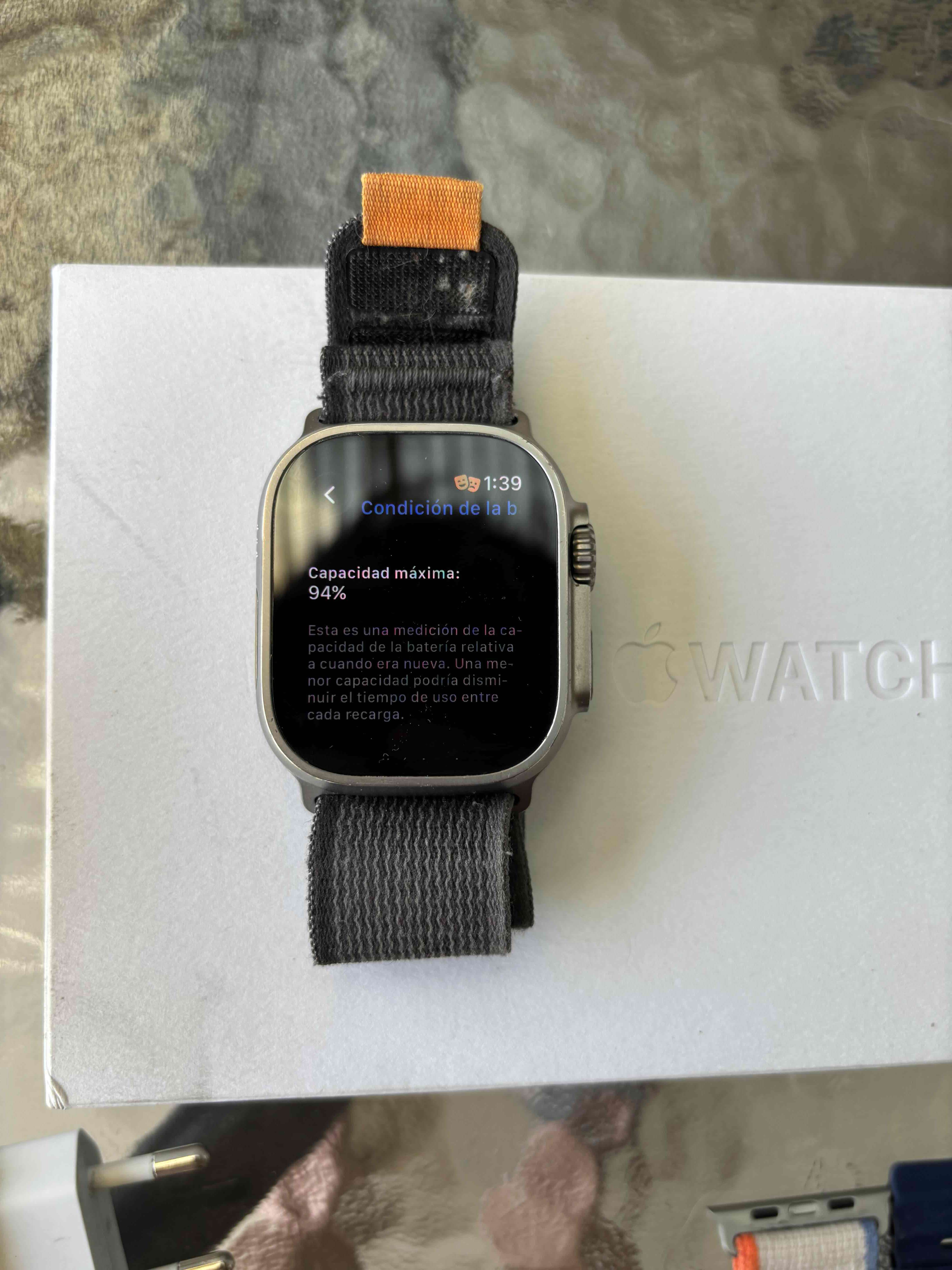 Apple Watch Ultra 49mm impecable + 3 correas (94%) - miniatura 5