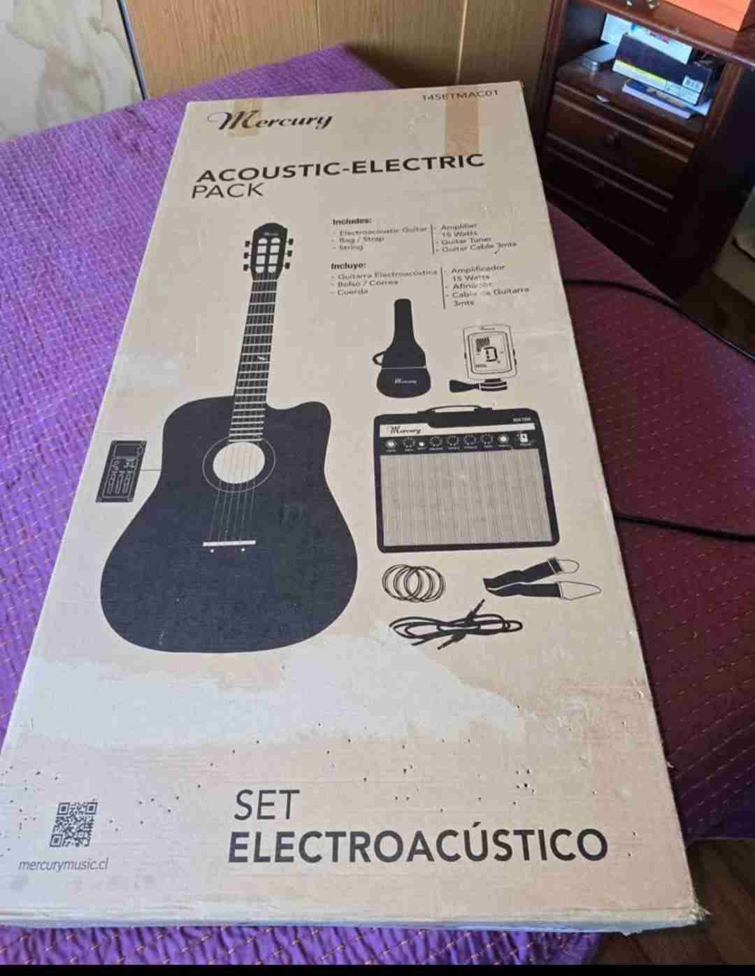 Set guitarra electroacústica Mercury - miniatura 1