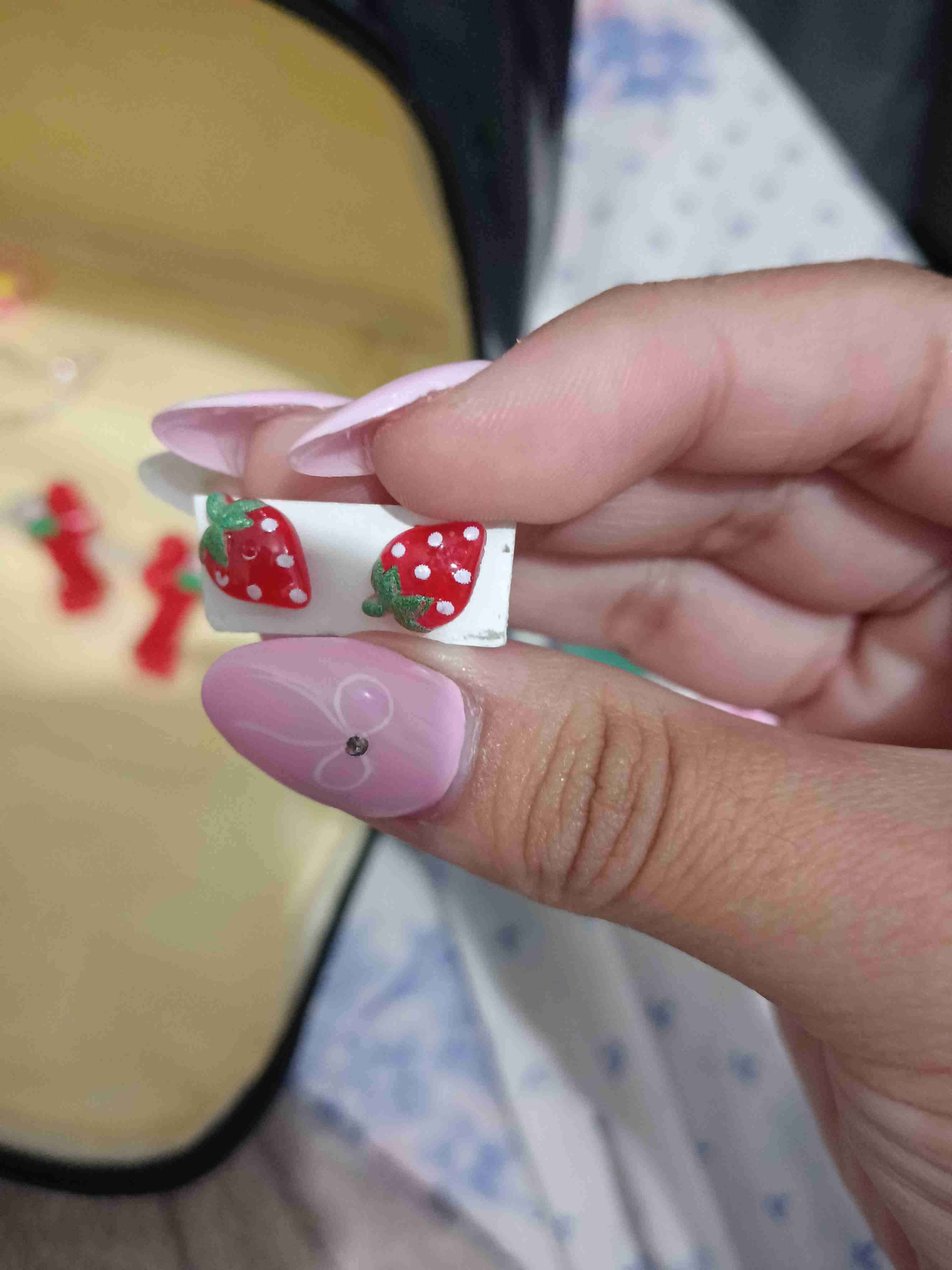 Aros de frutillas para mujer - 1