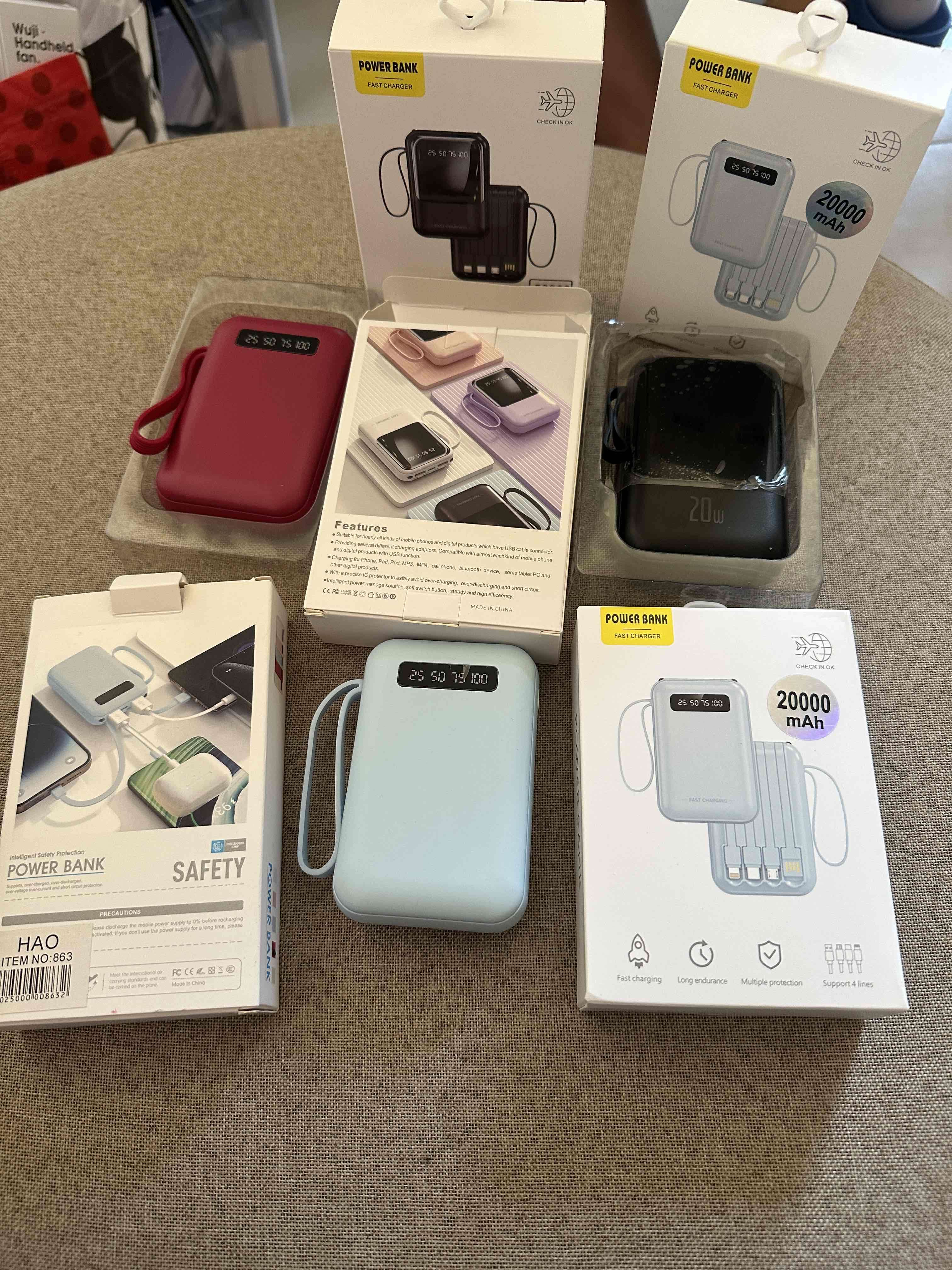 Cargador portátil 20W varios colores - miniatura 3