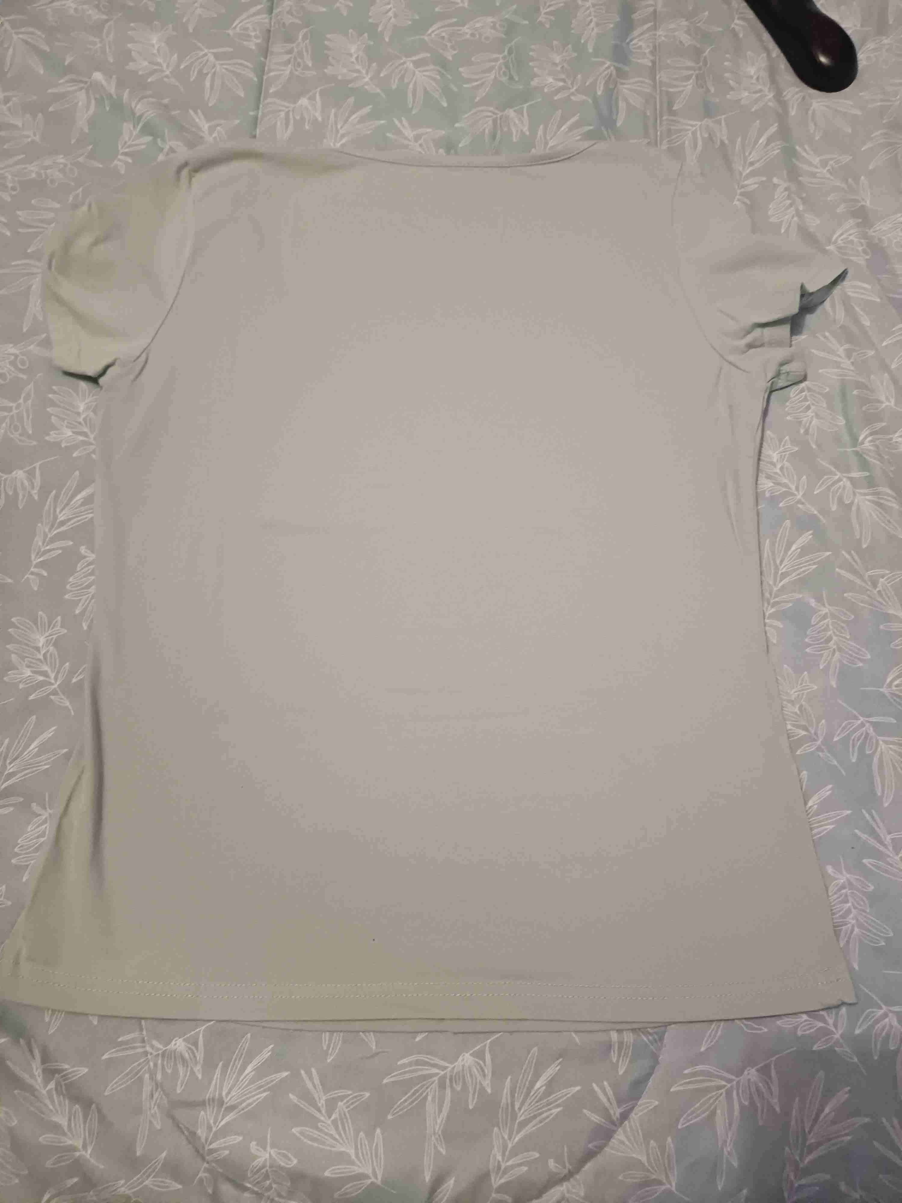 Polera verde claro de manga corta - 2