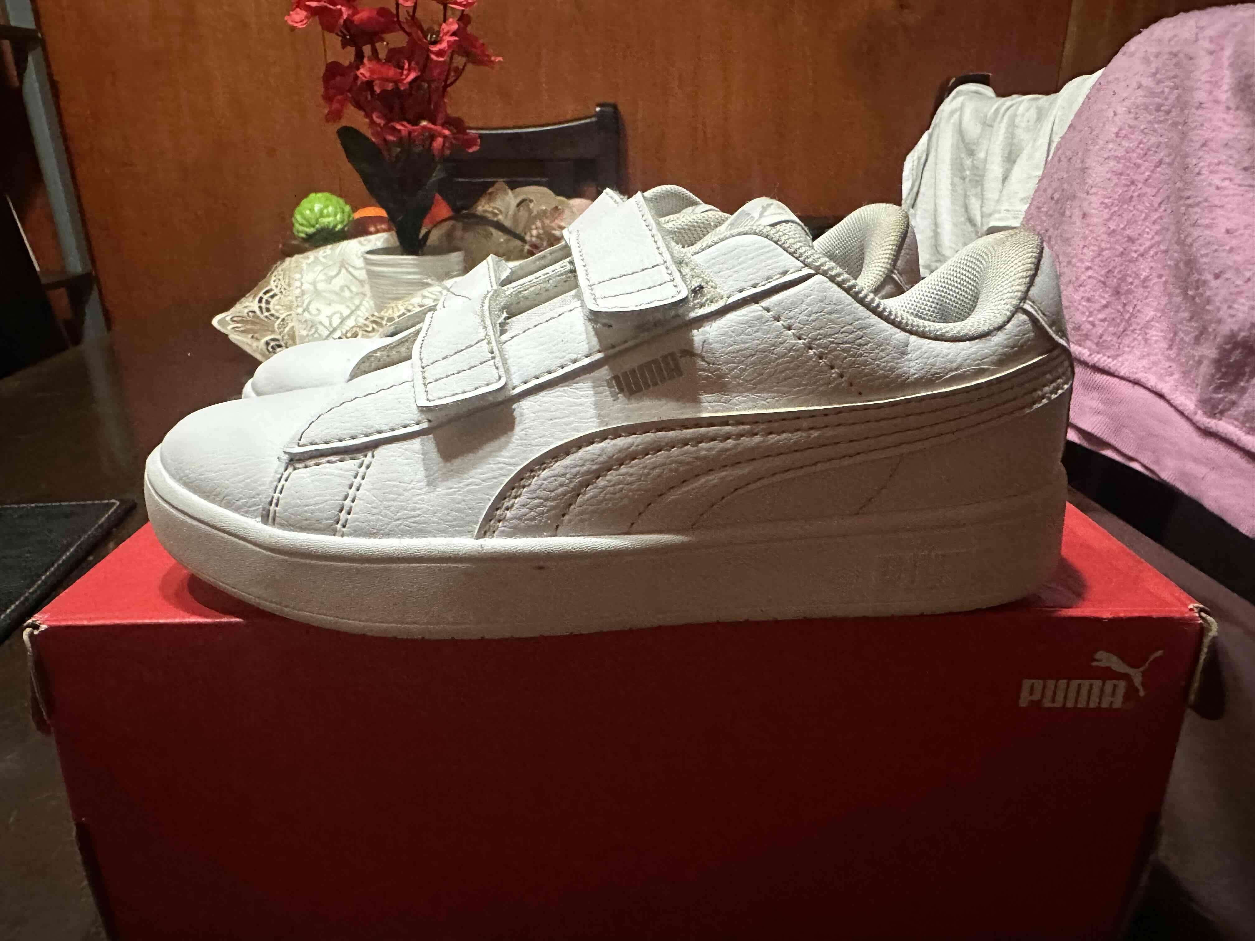 Zapatillas blancas con velcro n 31 - miniatura 2