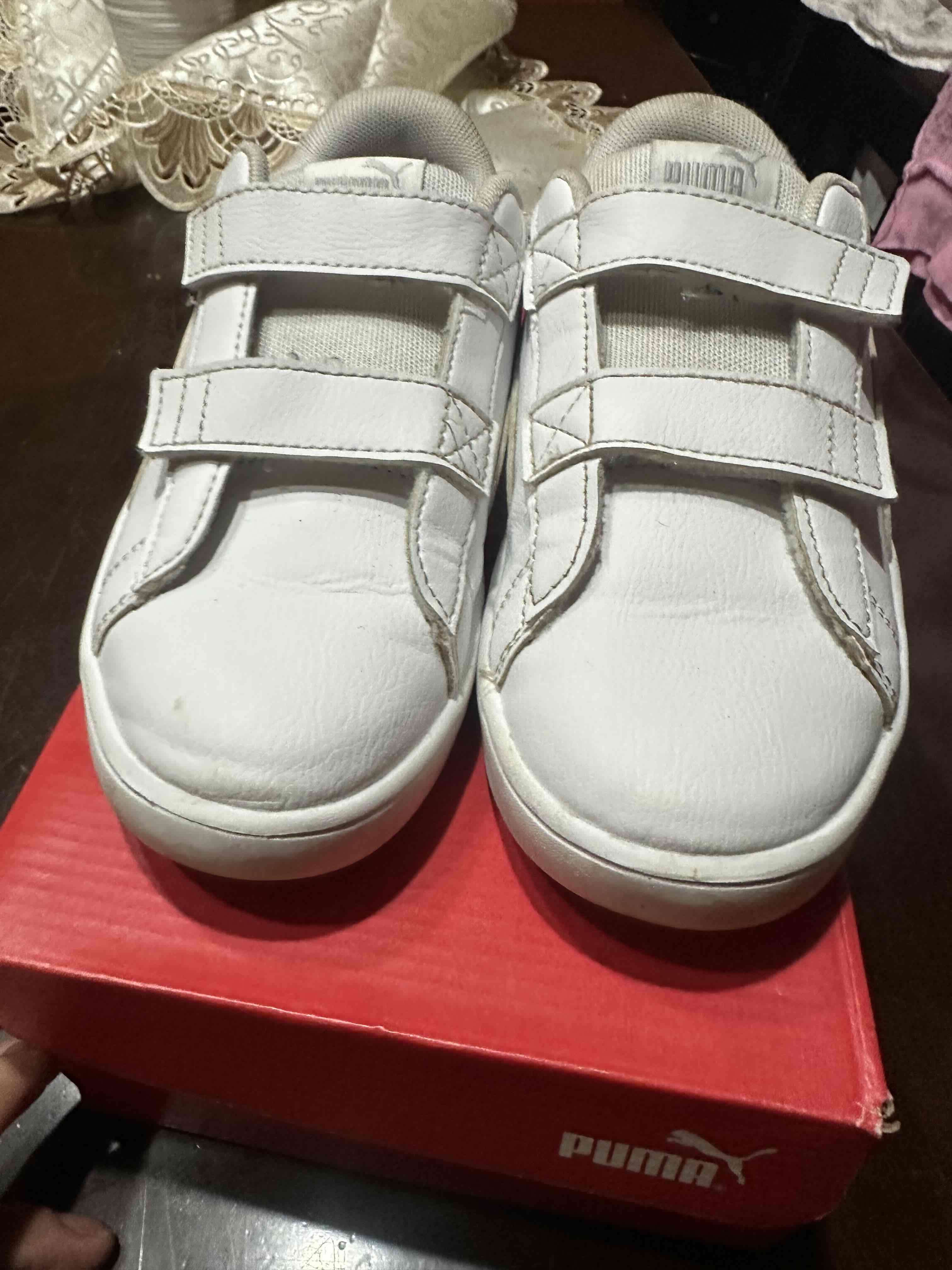 Zapatillas blancas con velcro n 31 - miniatura 3