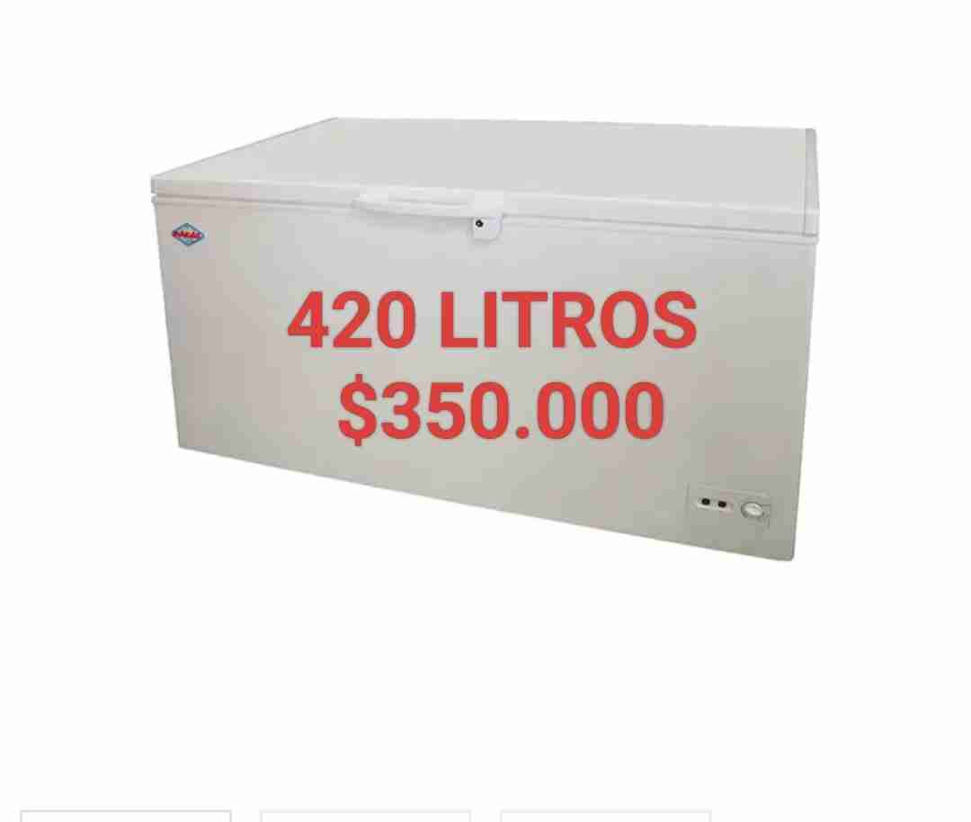 Congelador 420 litros blanco - miniatura 1