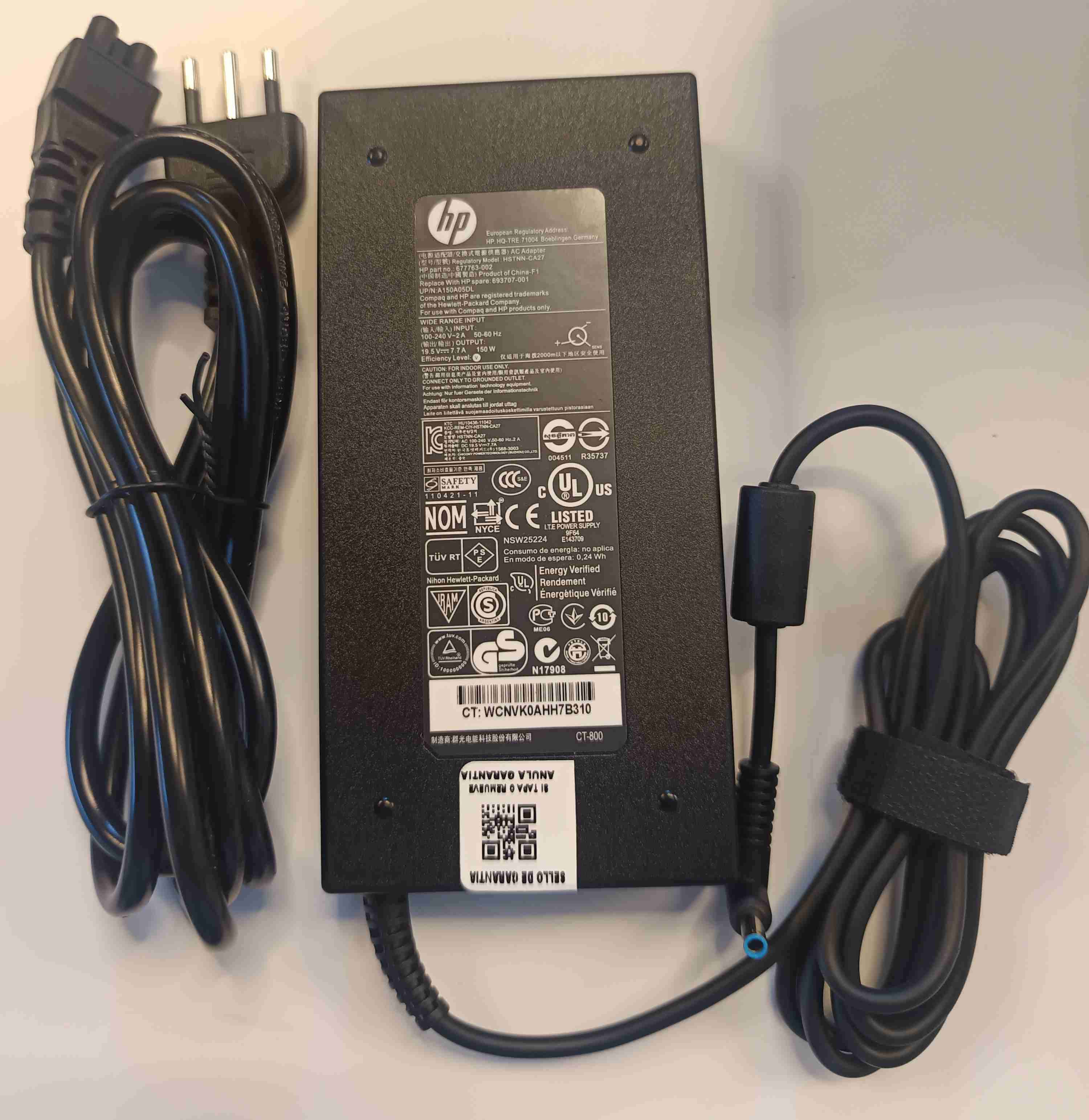 Cargador HP para laptop modelo HSTNN-CA27 - miniatura 1